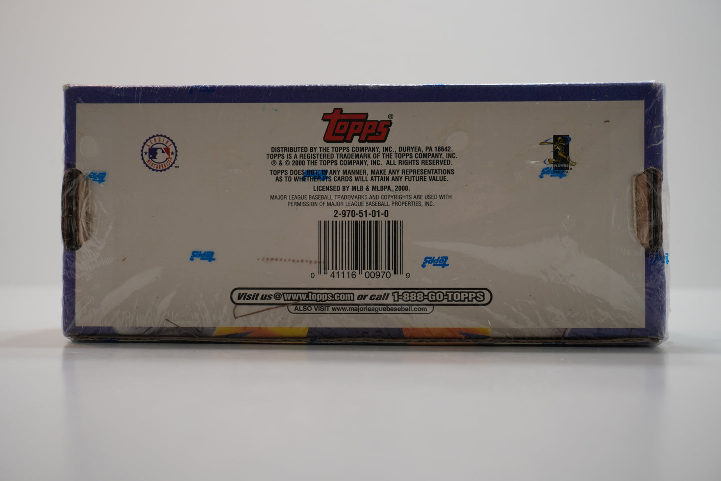 2000 Topps Major League Baseball Cards Complete Set Series 1 & 2 Sealed