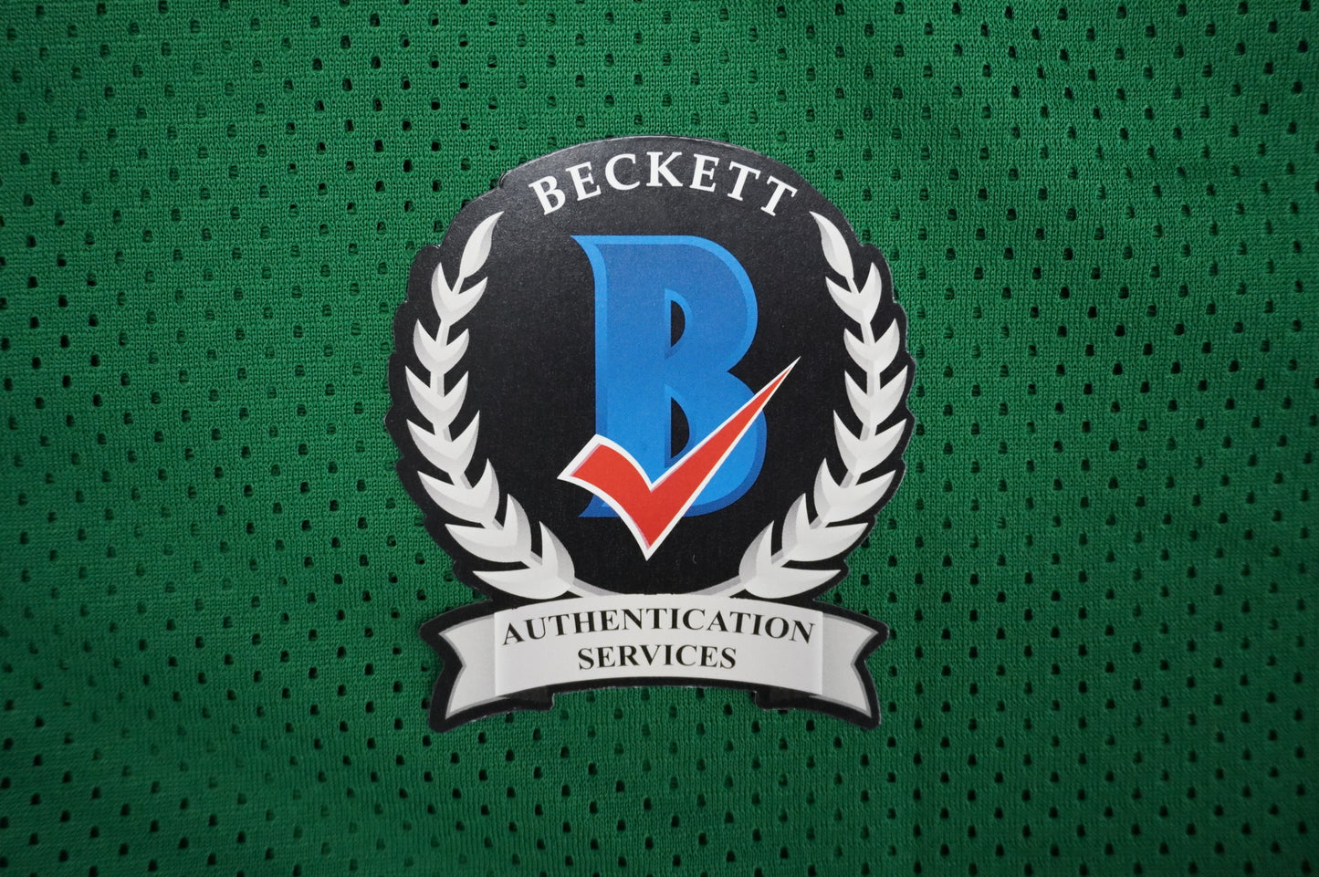 KEVIN VON ERICH ADKISSON NORTH TEXAS MEAN GREEN SIGNED JERSEY Size M BAS