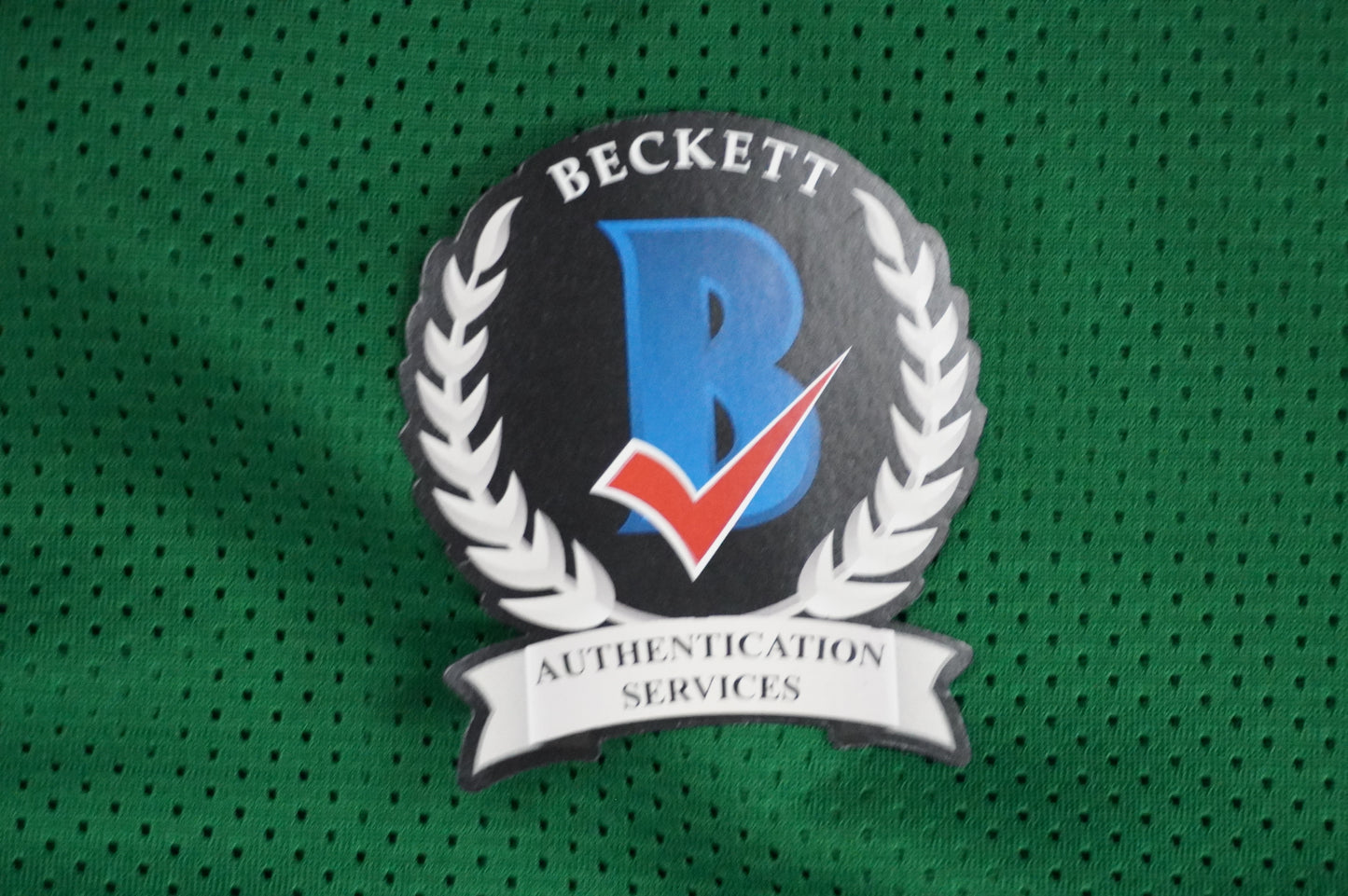 KEVIN VON ERICH ADKISSON NORTH TEXAS MEAN GREEN SIGNED JERSEY Size L BAS