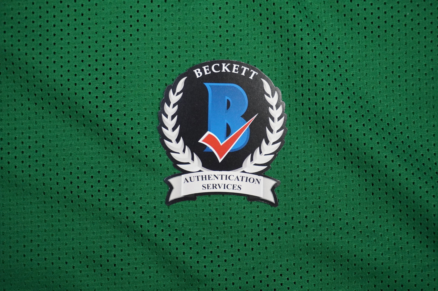 KEVIN VON ERICH ADKISSON NORTH TEXAS MEAN GREEN SIGNED JERSEY Size 3XL BAS