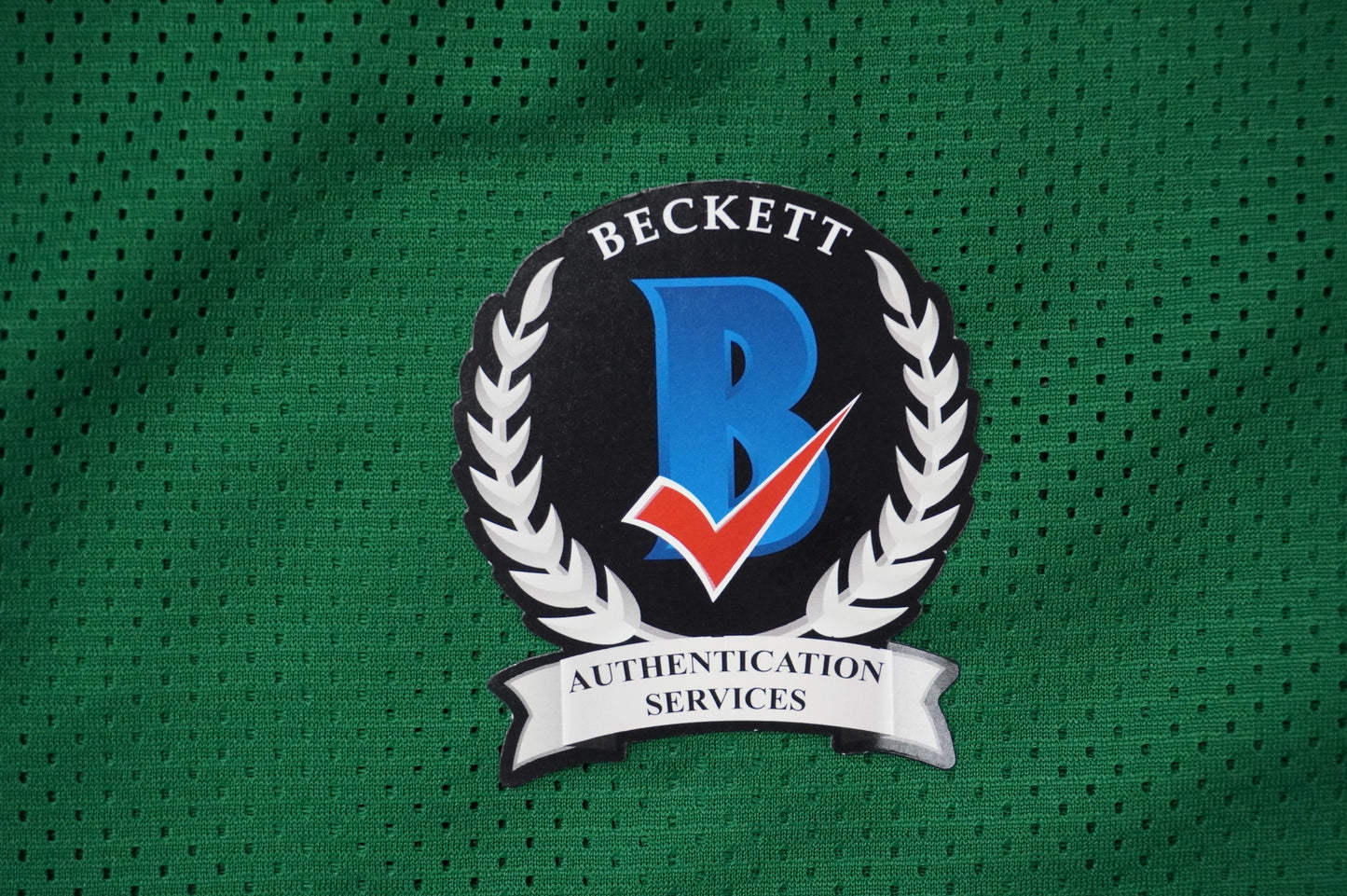 KEVIN VON ERICH ADKISSON NORTH TEXAS MEAN GREEN SIGNED JERSEY Size 2XL BAS