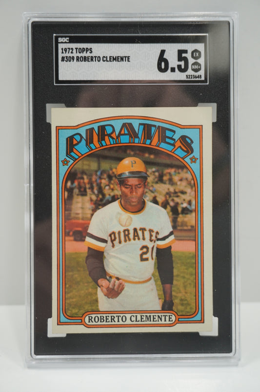 1972 TOPPS Roberto Clemente #309 SGC 6.5 PITTSBURGH PIRATES