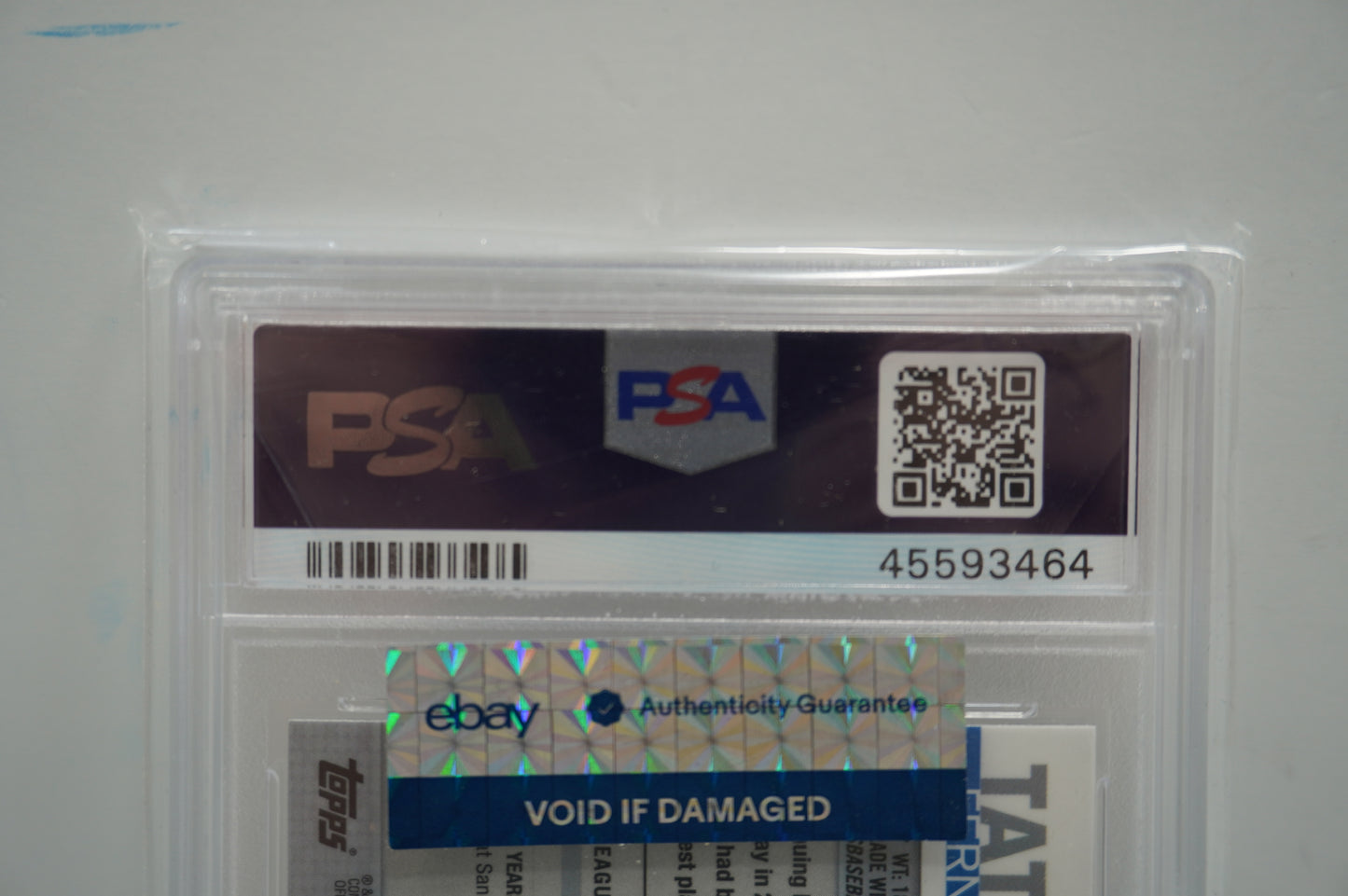 2019 Topps Chrome Fernando Tatis Sapphire PSA 10