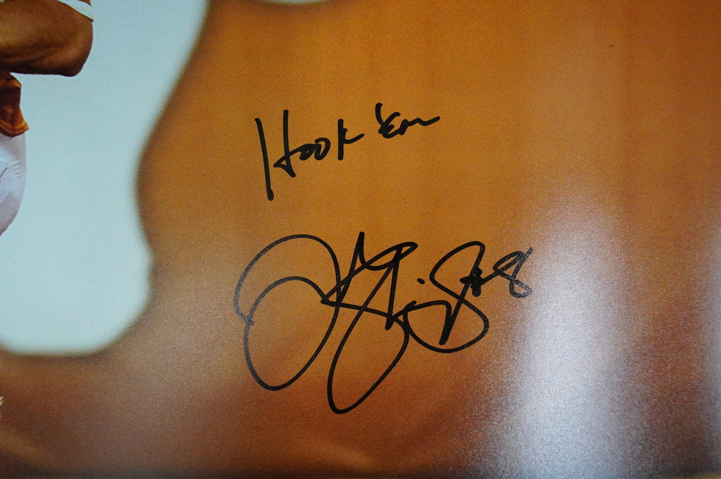 JORDAN SHIPLEY Texas Longhorns SIGNED 16x20 PHOTO w/Hook 'Em BAS COA