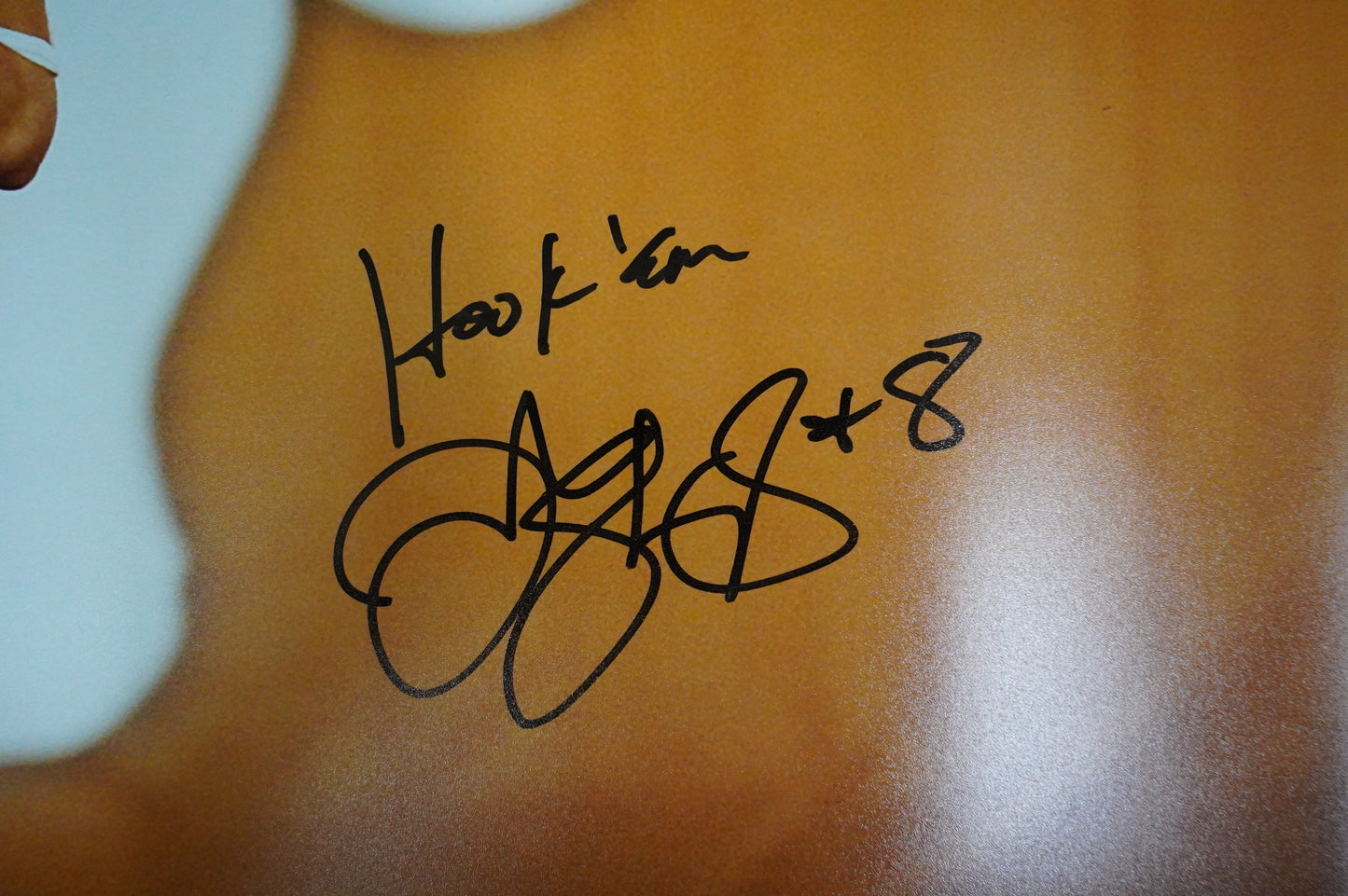 JORDAN SHIPLEY Texas Longhorns SIGNED 16x20 PHOTO w/Hook 'Em BAS COA