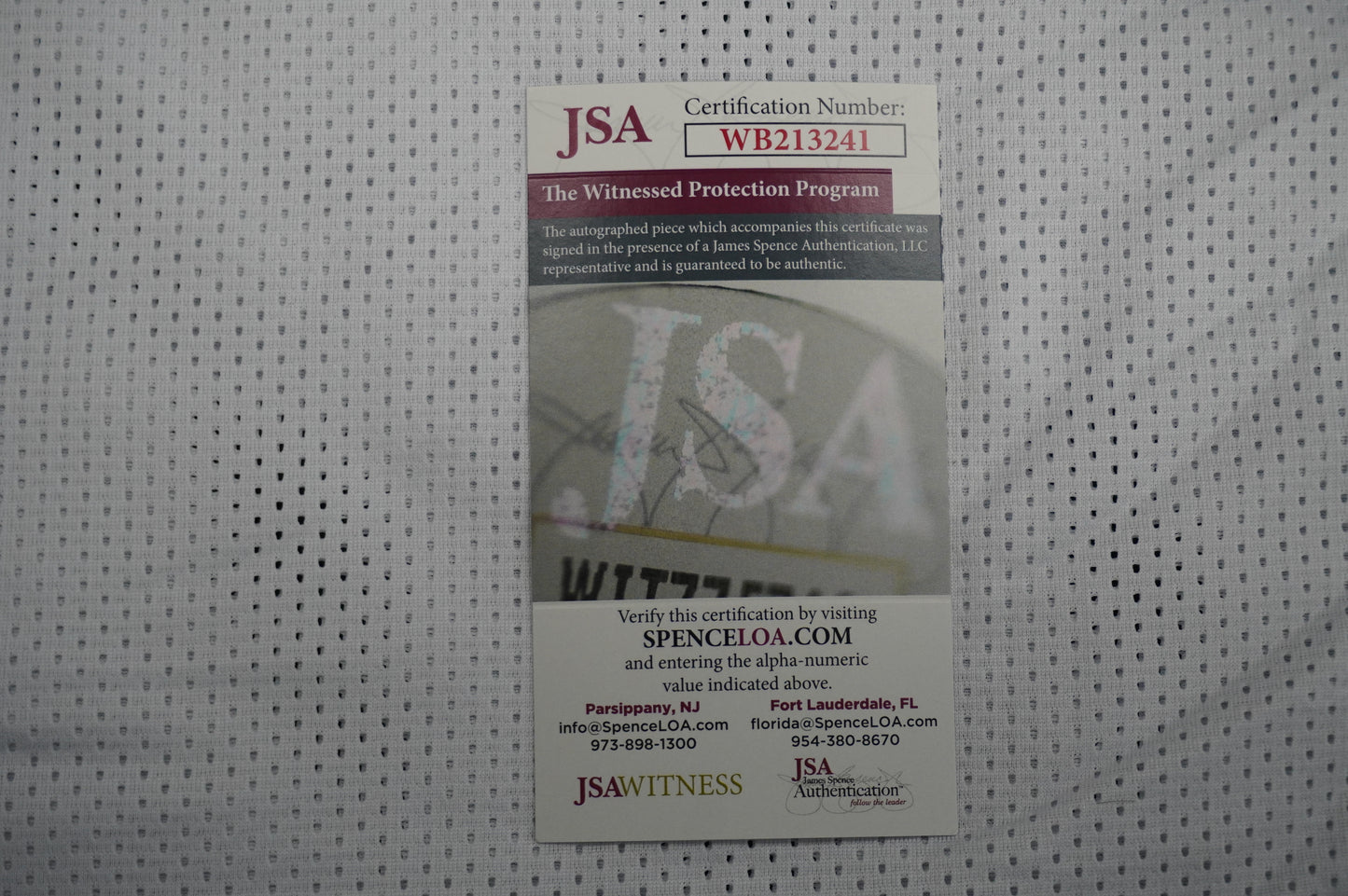 BOB LILLY SIGNED WHITE JERSEY Size M Dallas Cowboys w/HOF 80 JSA COA