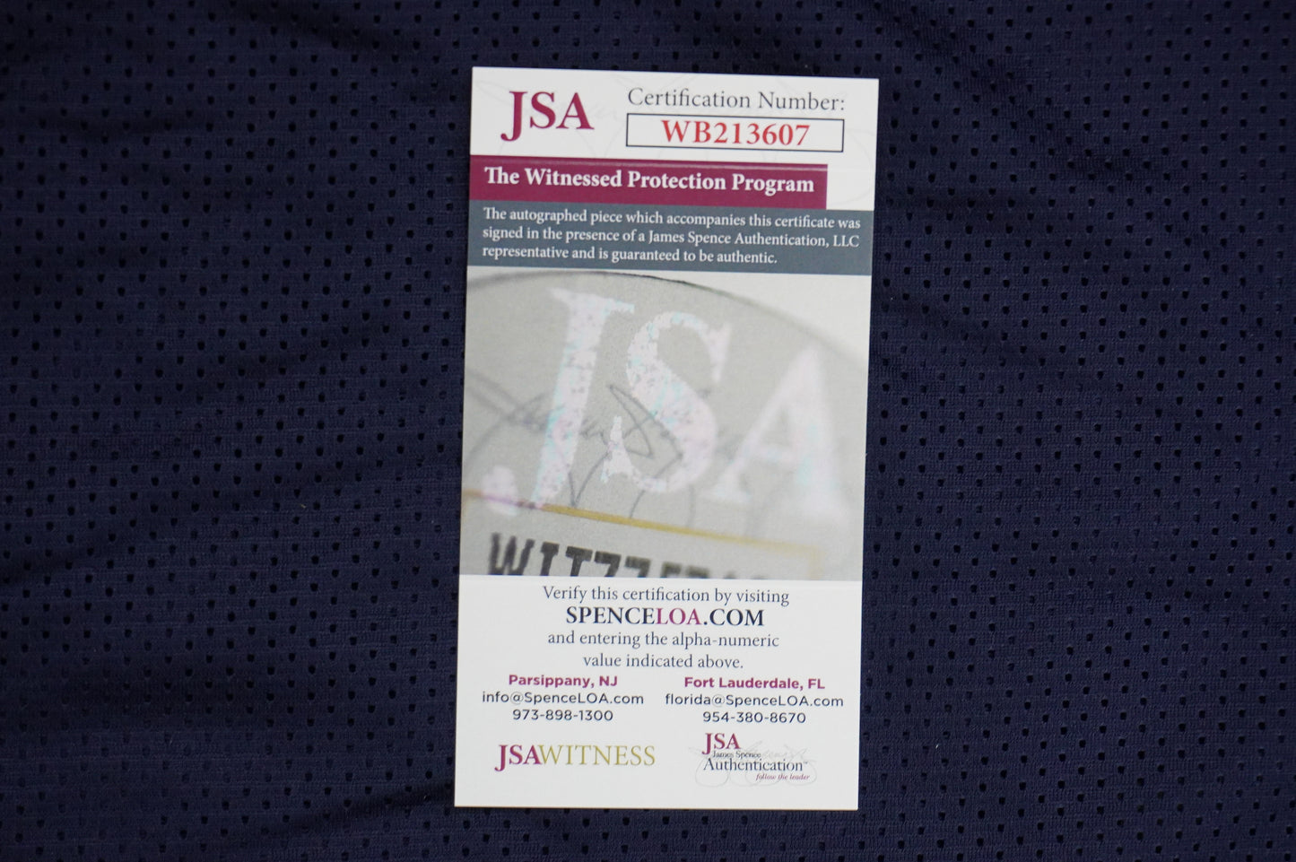 KEVIN SMITH DALLAS COWBOYS SIGNED Blue JERSEY Texas A&M Aggies w/INSCs 3XL JSA