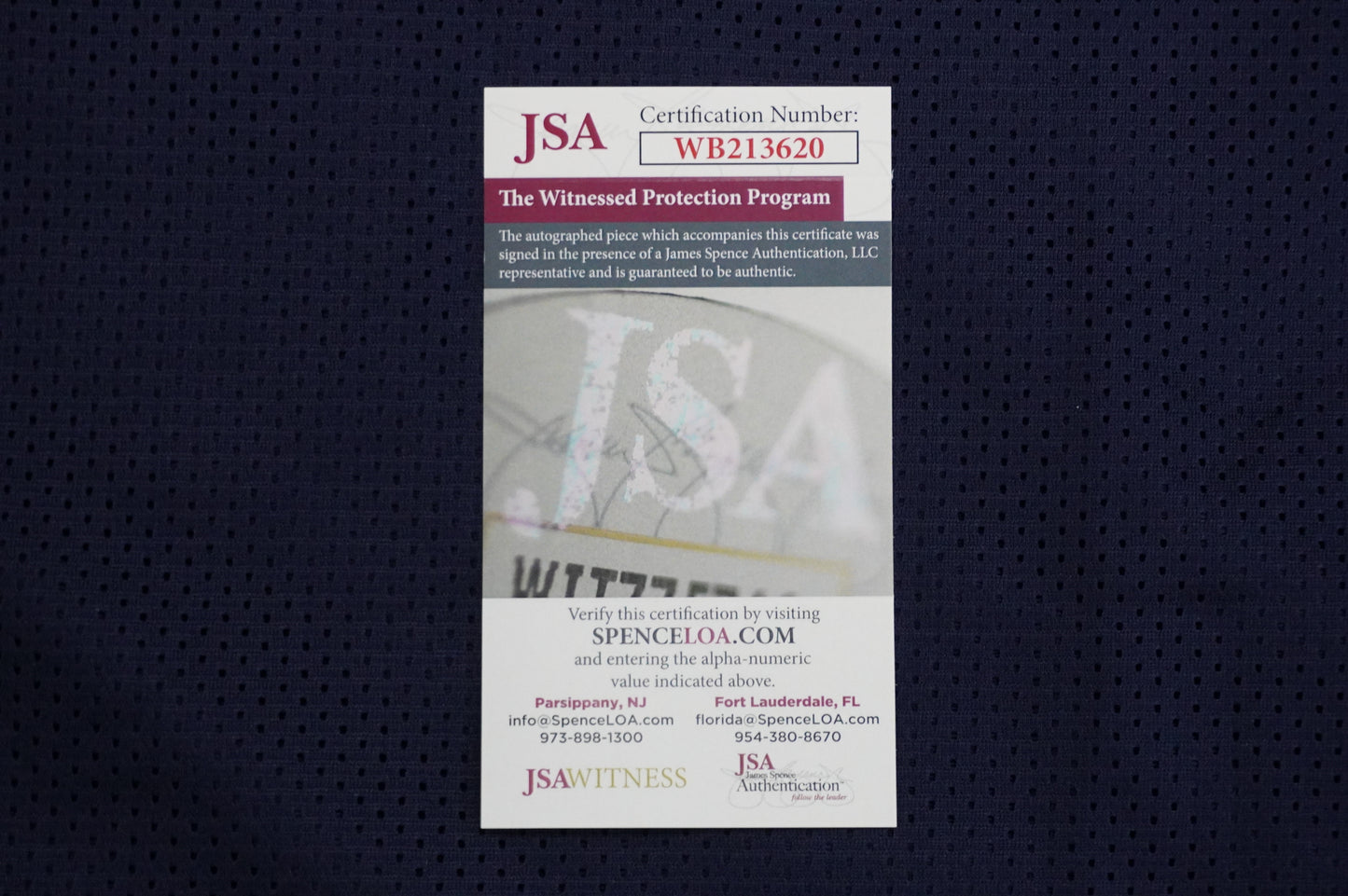 KEVIN SMITH DALLAS COWBOYS SIGNED Blue JERSEY Texas A&M Aggies w/INSCs 3XL JSA