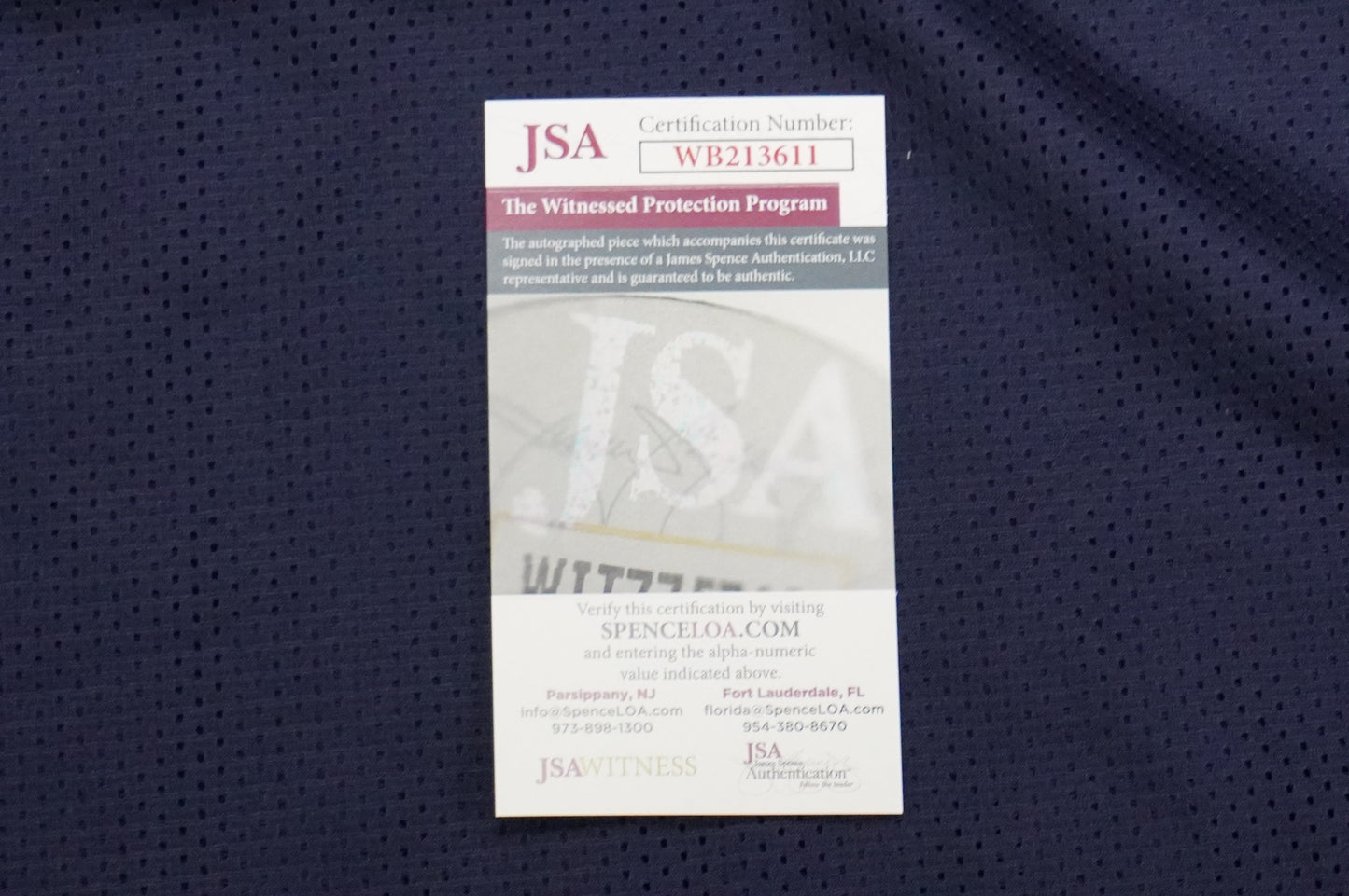 KEVIN SMITH DALLAS COWBOYS SIGNED Blue JERSEY Texas A&M Aggies w/INSCs 3XL JSA