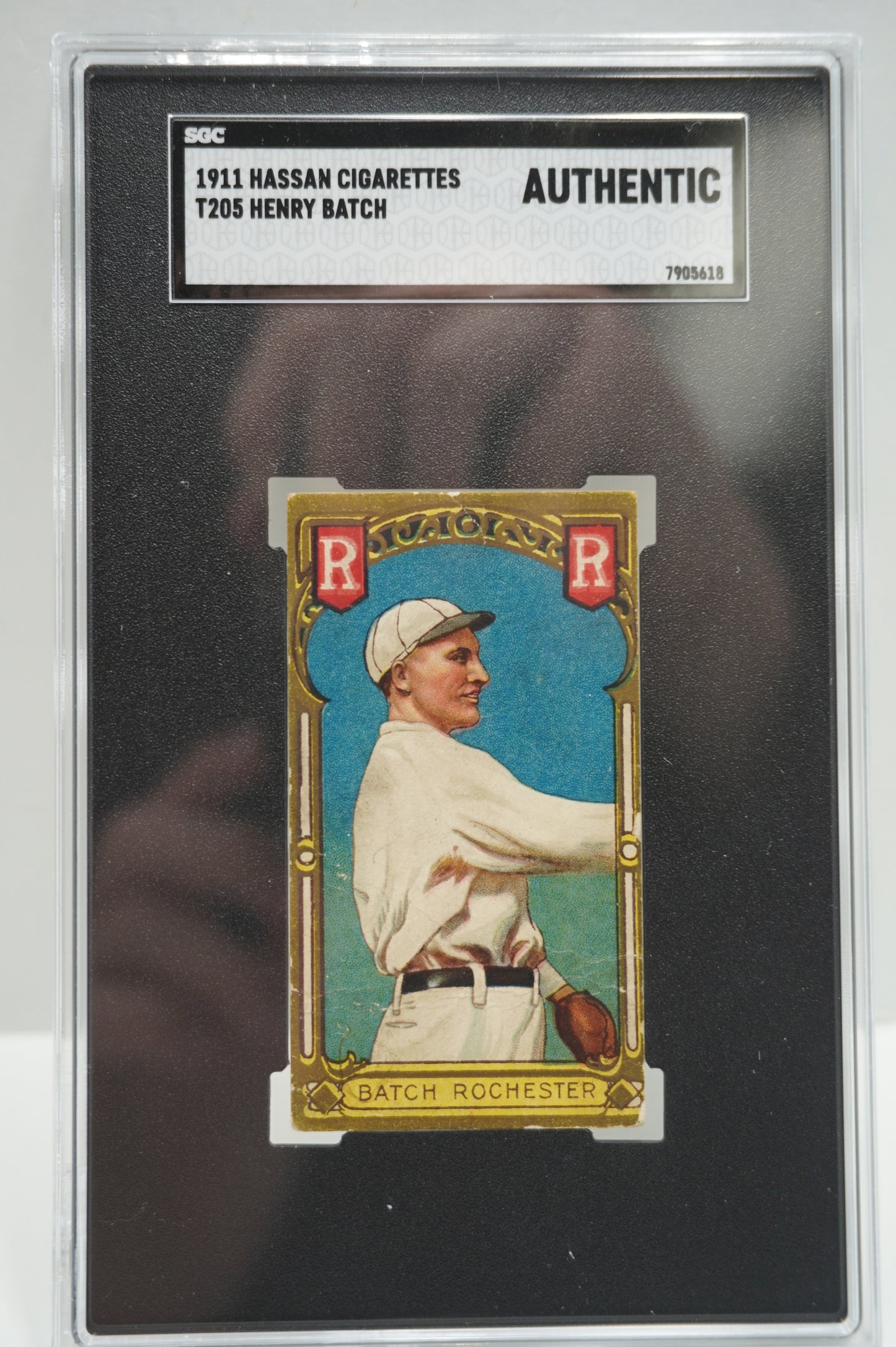 1911 Hassan Cigarettes T205 Henry Batch SGC Authentic