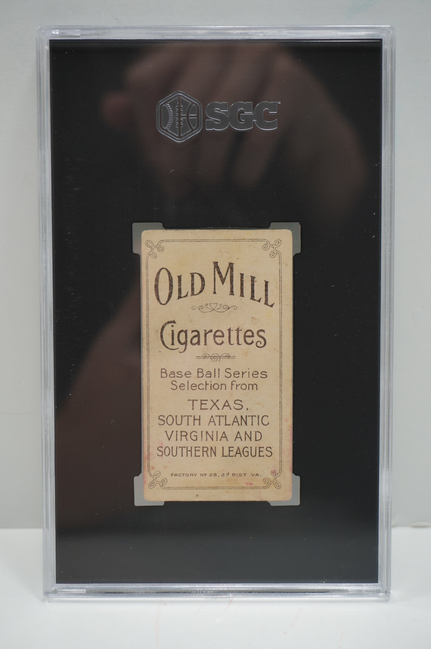 1909-11 Old Mill Cigarettes T206 Bill Bernhard SGC Authentic
