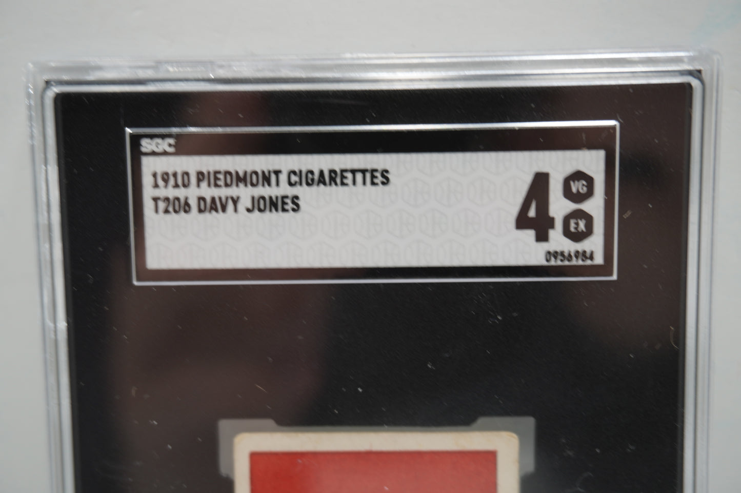 1910 Piedmont Cigarettes T206 Davy Jones SGC 4
