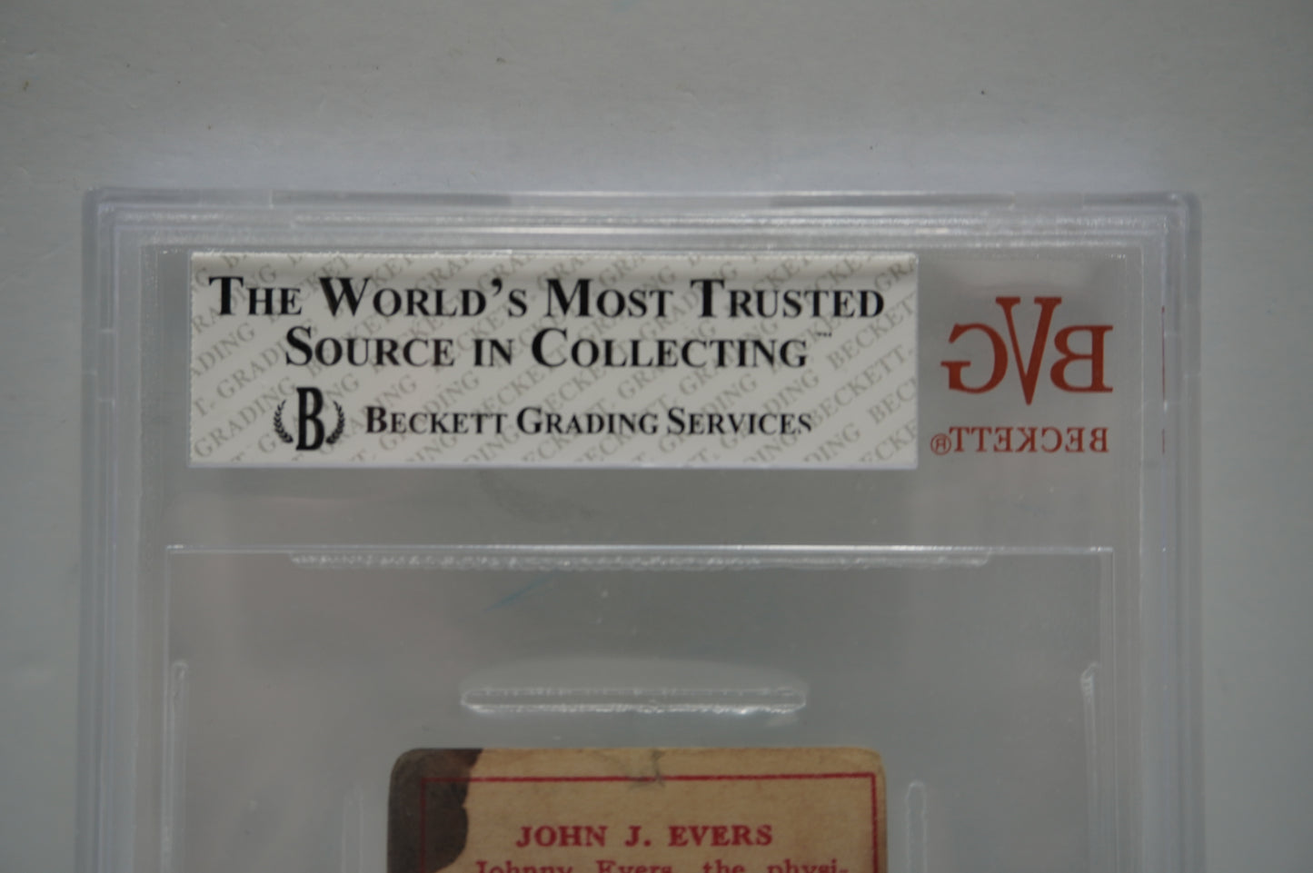 1911 T206 Gold Boarder Johnny Evers Sweet Caporal BVG 1.5