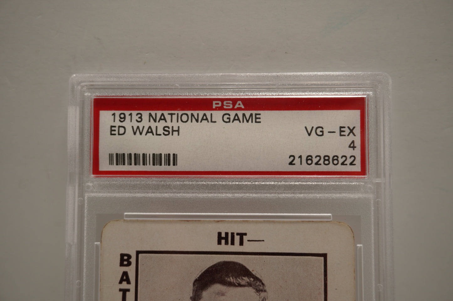 1913 National Game Ed Walsh PSA 4