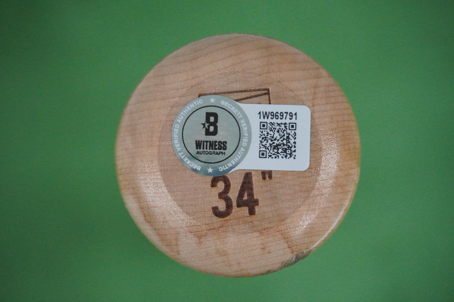 JOSH JUNG TEXAS RANGERS SIGNED BLONDE RAWLINGS BASEBALL BAT BAS COA