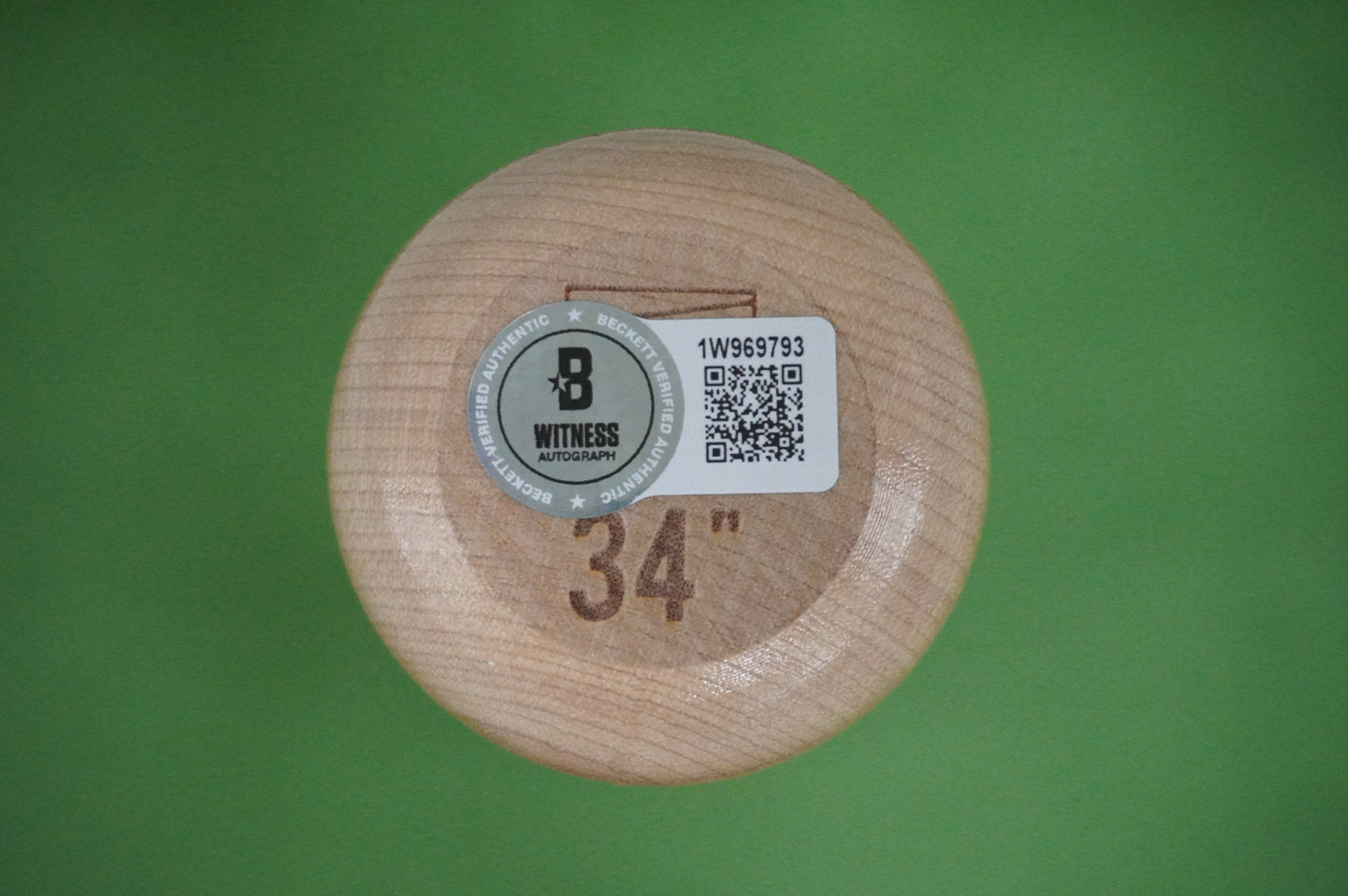 JOSH JUNG TEXAS RANGERS SIGNED BLONDE RAWLINGS BASEBALL BAT BAS COA