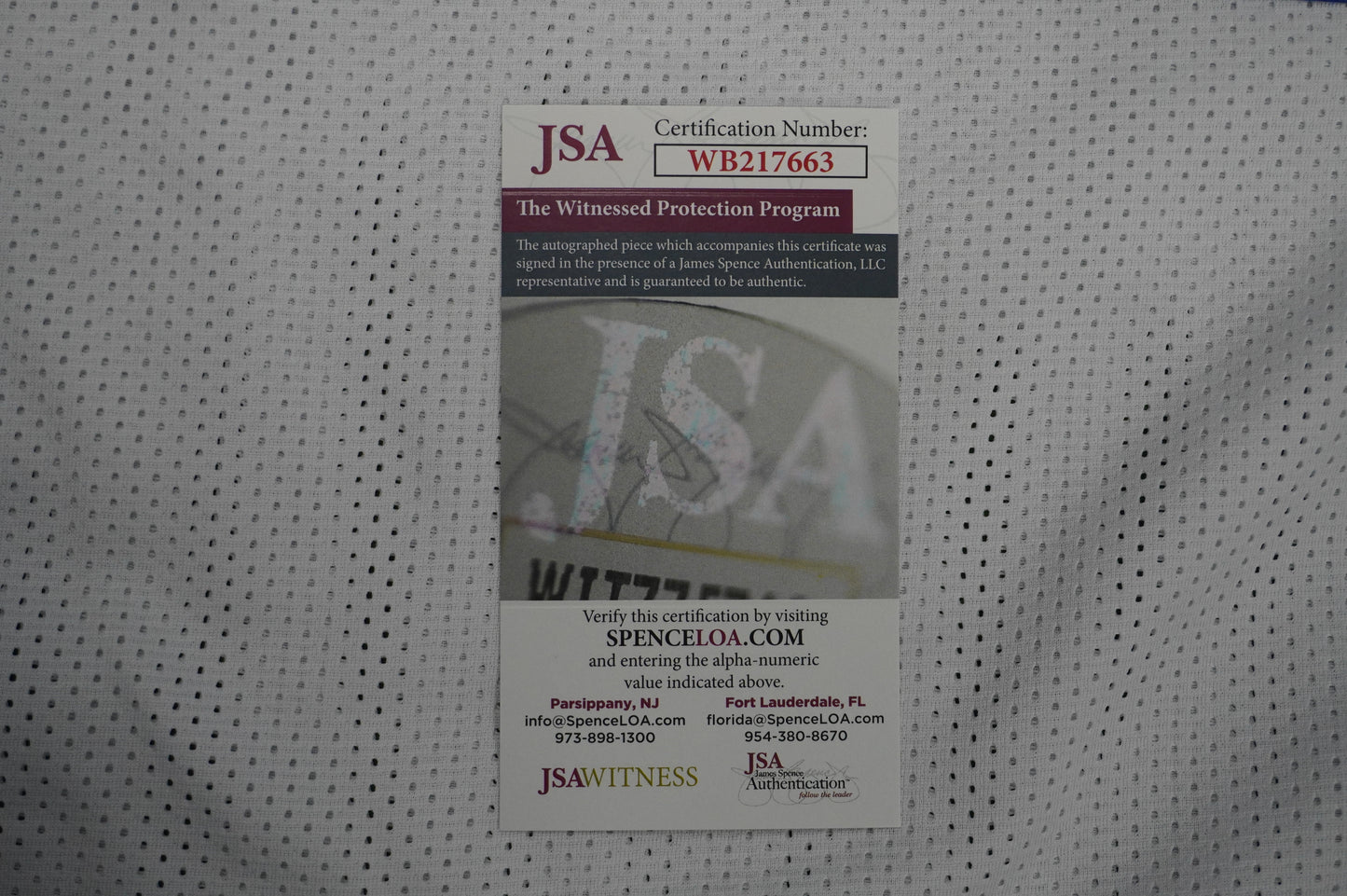 EVERSON WALLS DALLAS COWBOYS SIGNED JERSEY XL NY Giants w/57 Ints JSA COA