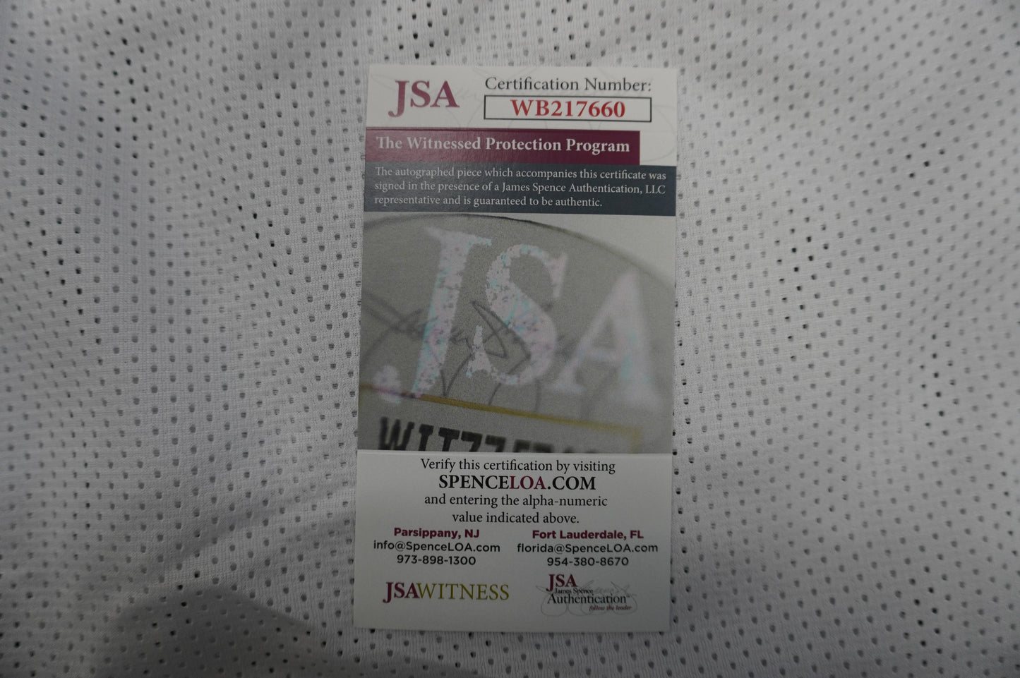 EVERSON WALLS DALLAS COWBOYS SIGNED JERSEY XL NY Giants w/57 Ints JSA COA