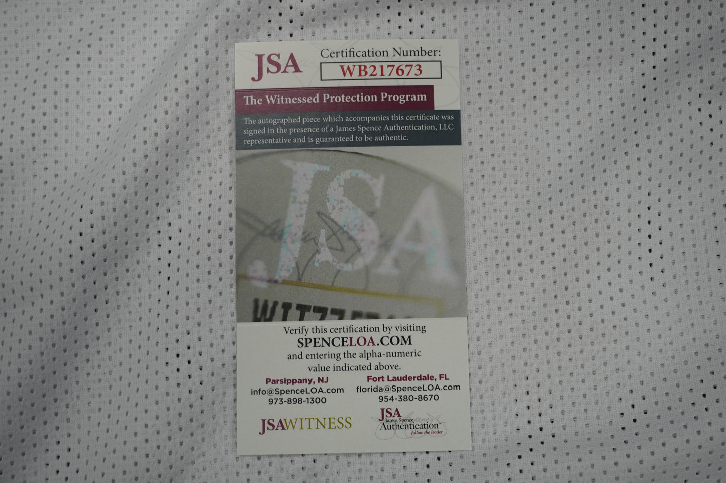 EVERSON WALLS DALLAS COWBOYS SIGNED JERSEY 2XL NY Giants w/57 Ints JSA COA