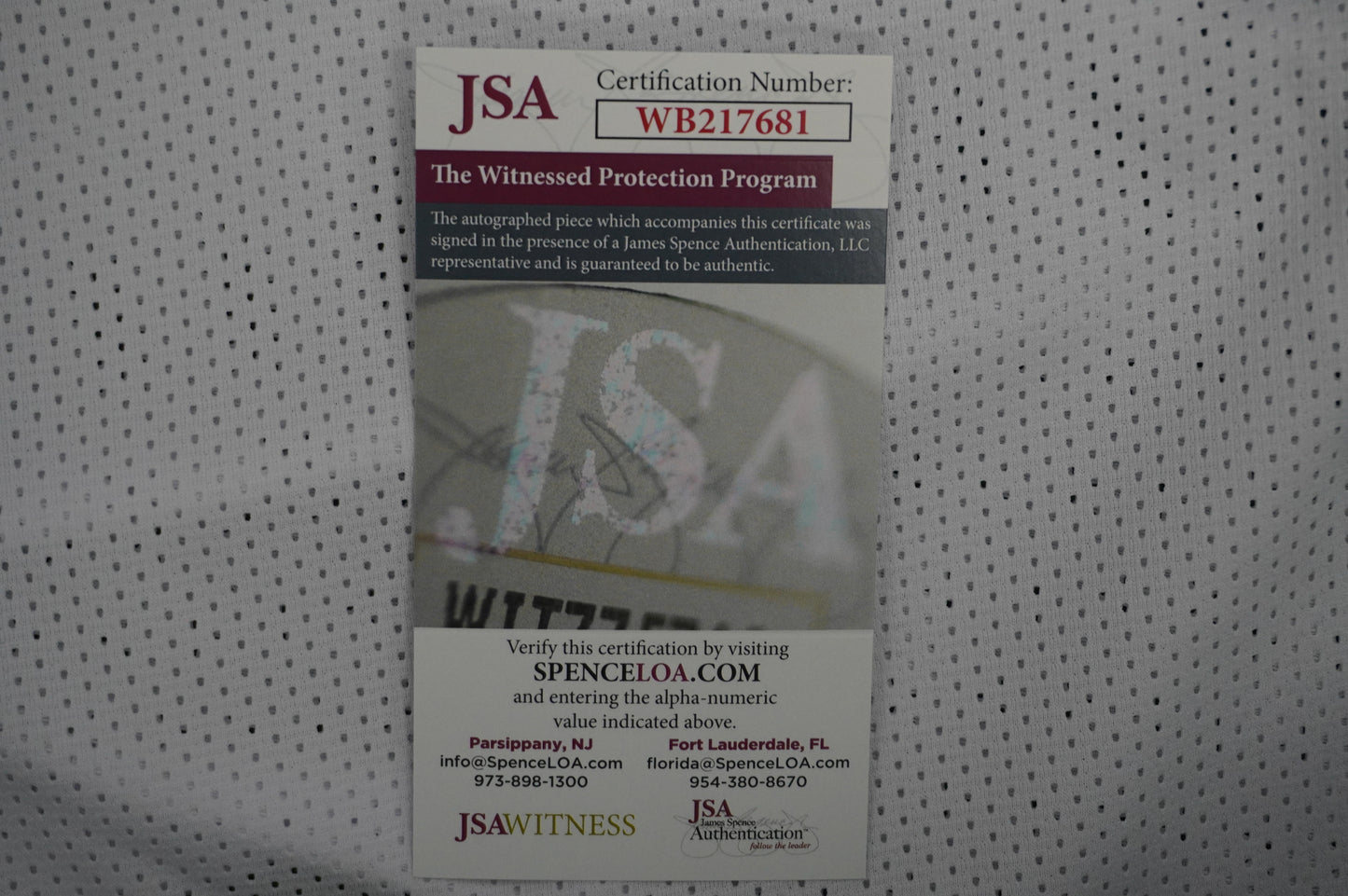 EVERSON WALLS DALLAS COWBOYS SIGNED JERSEY L NY Giants w/57 Ints JSA COA