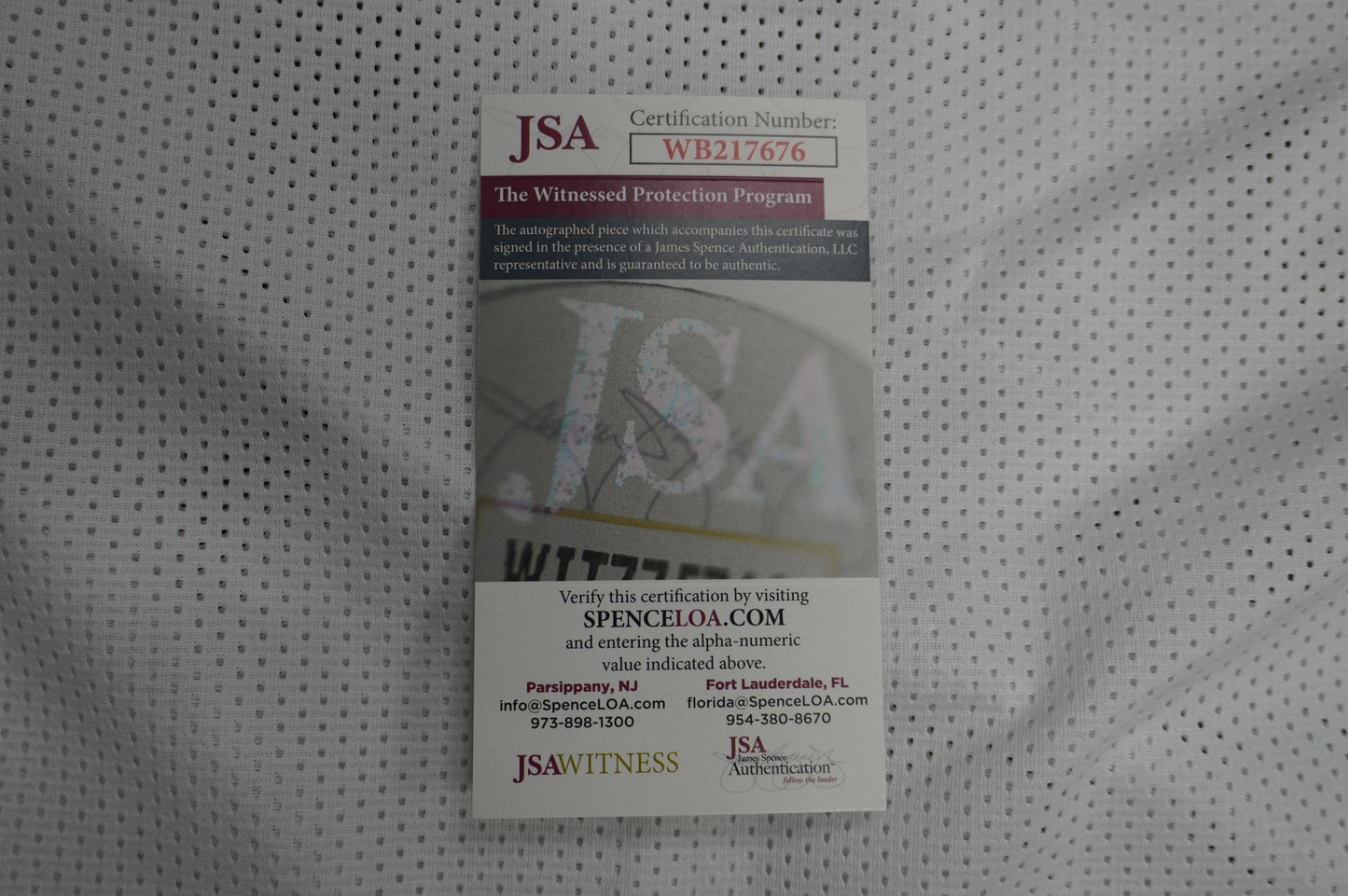 EVERSON WALLS DALLAS COWBOYS SIGNED JERSEY XL NY Giants w/57 Ints JSA COA