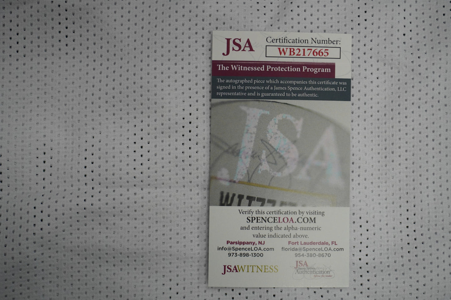 EVERSON WALLS DALLAS COWBOYS SIGNED JERSEY 3XL NY Giants w/57 Ints JSA COA