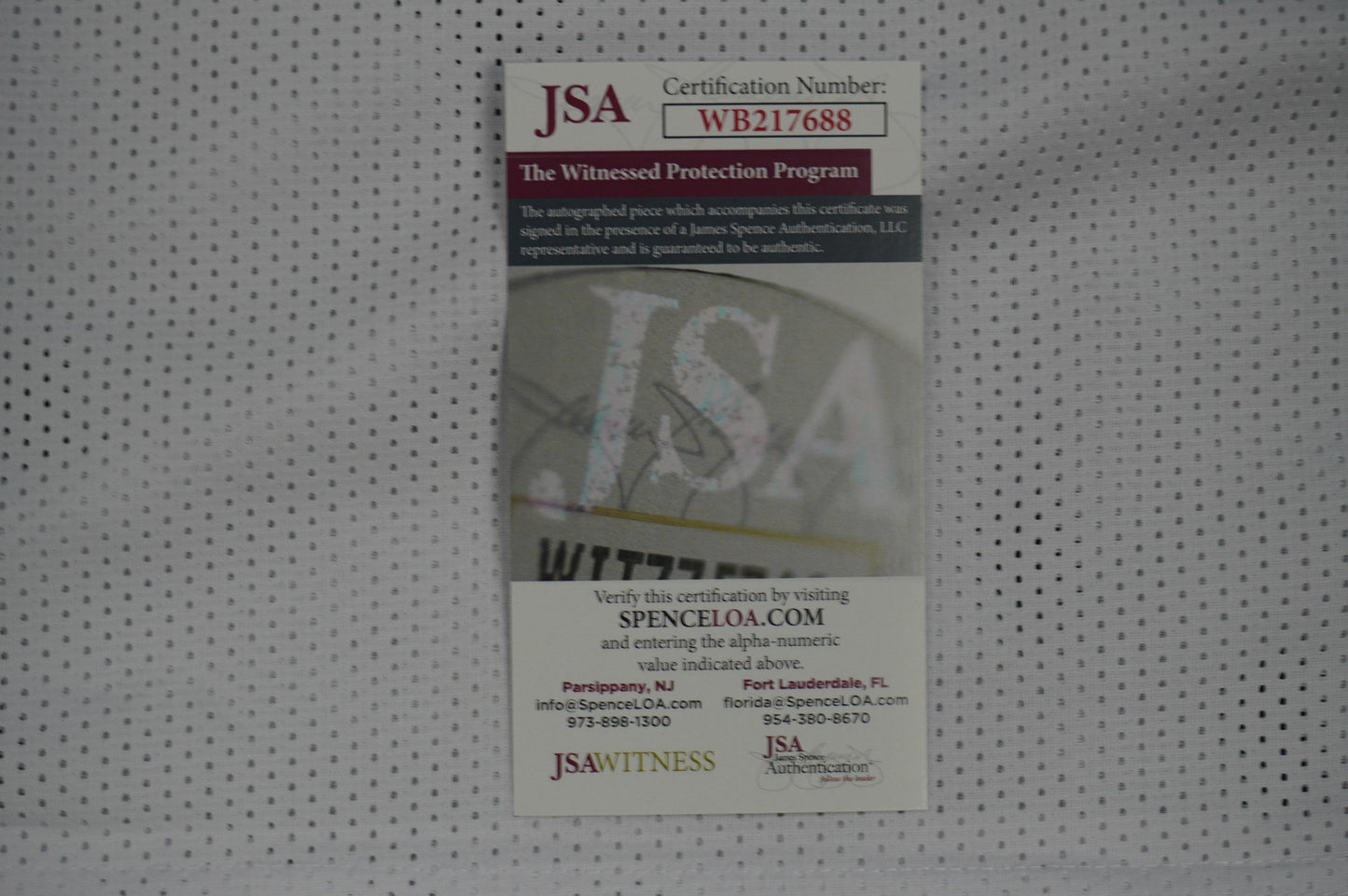 EVERSON WALLS DALLAS COWBOYS SIGNED JERSEY M NY Giants w/57 Ints JSA COA