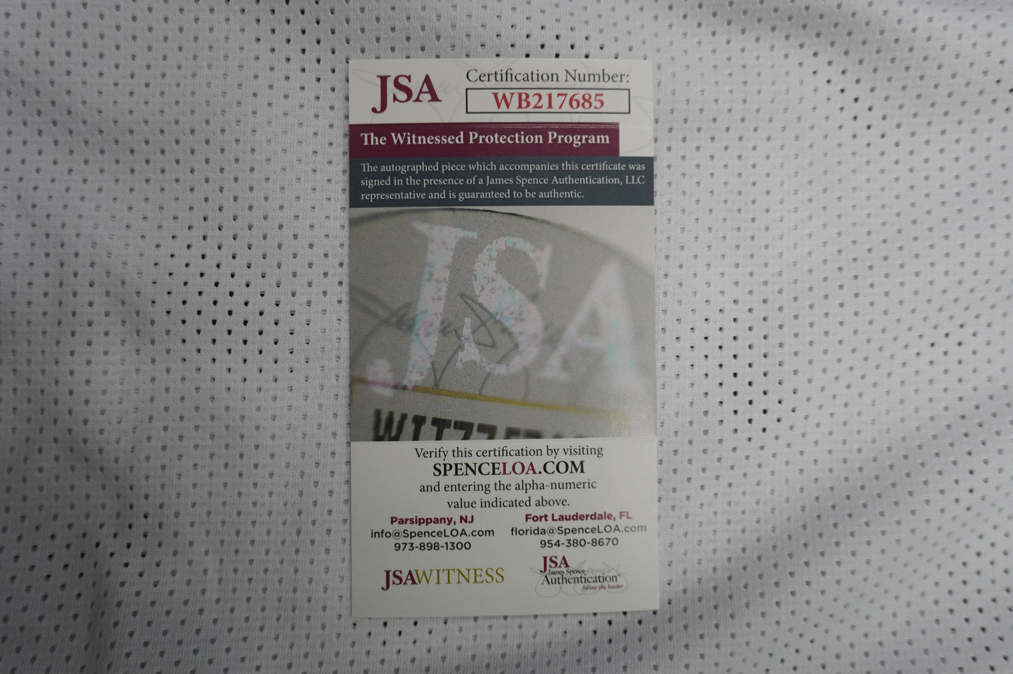 EVERSON WALLS DALLAS COWBOYS SIGNED JERSEY M NY Giants w/57 Ints JSA COA