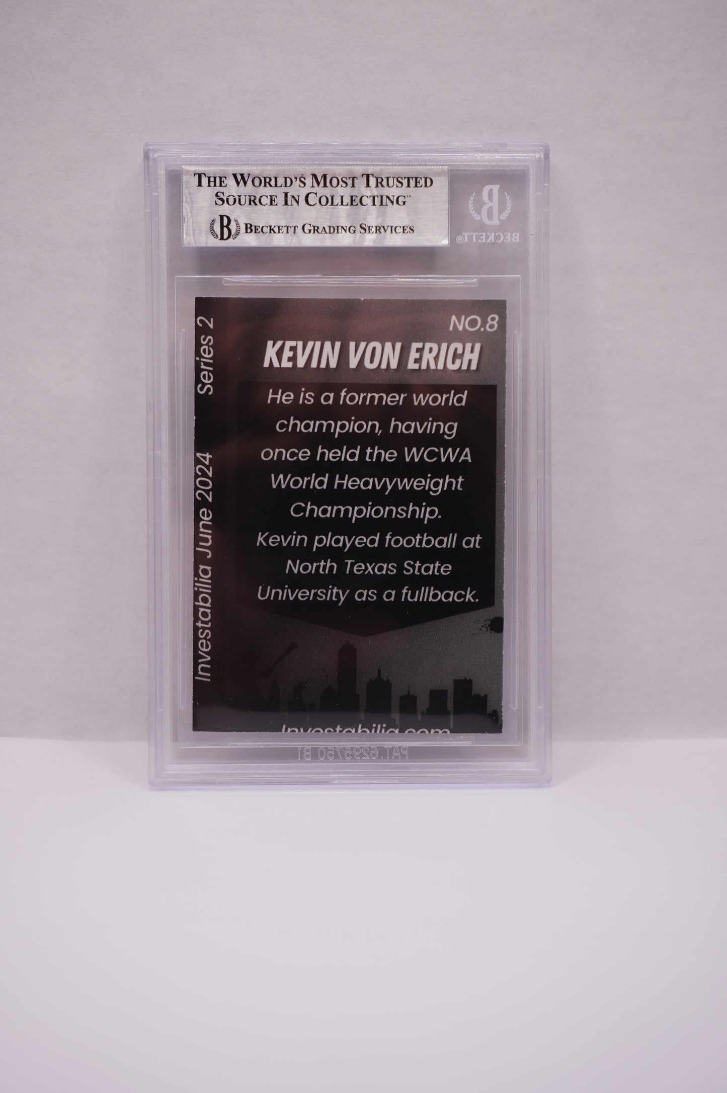 2024 JUNE INVESTABILIA SERIES 2 KEVIN VON ERICH #8 BGS AUTH. AUTO