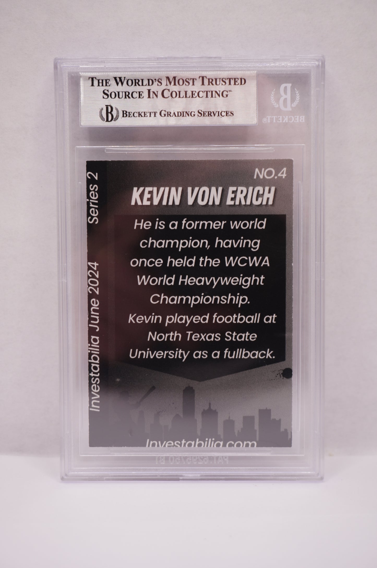2024 JUNE INVESTABILIA SERIES 2 KEVIN VON ERICH #4 BGS AUTH. AUTO