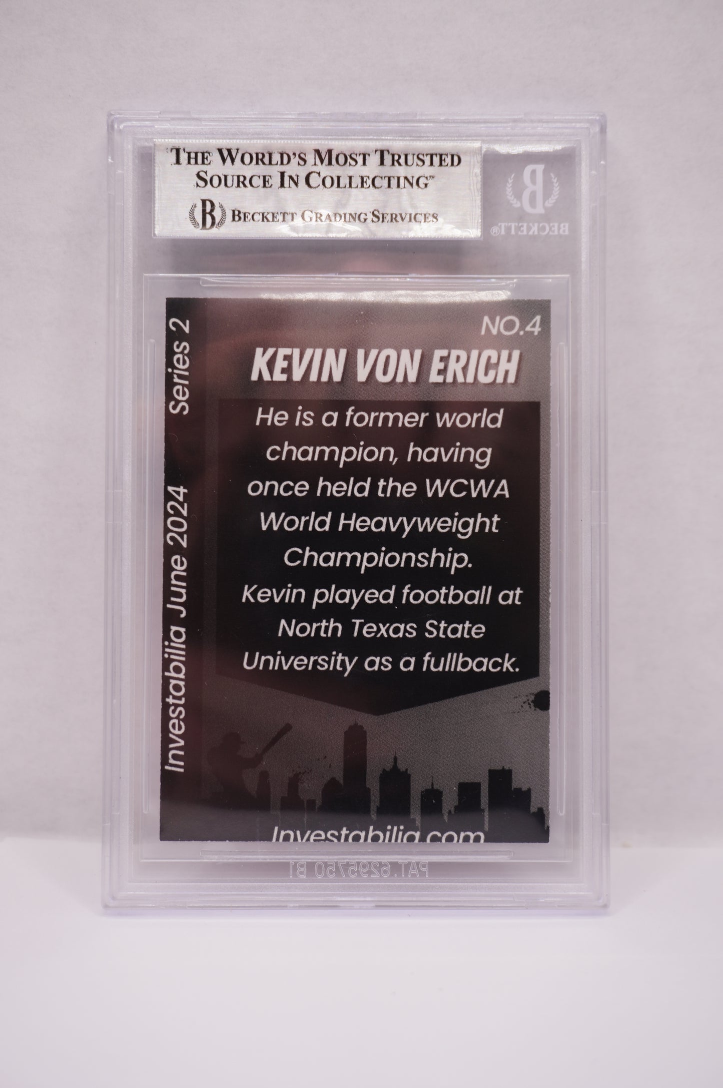 2024 JUNE INVESTABILIA SERIES 2 KEVIN VON ERICH #4 BGS AUTH. AUTO