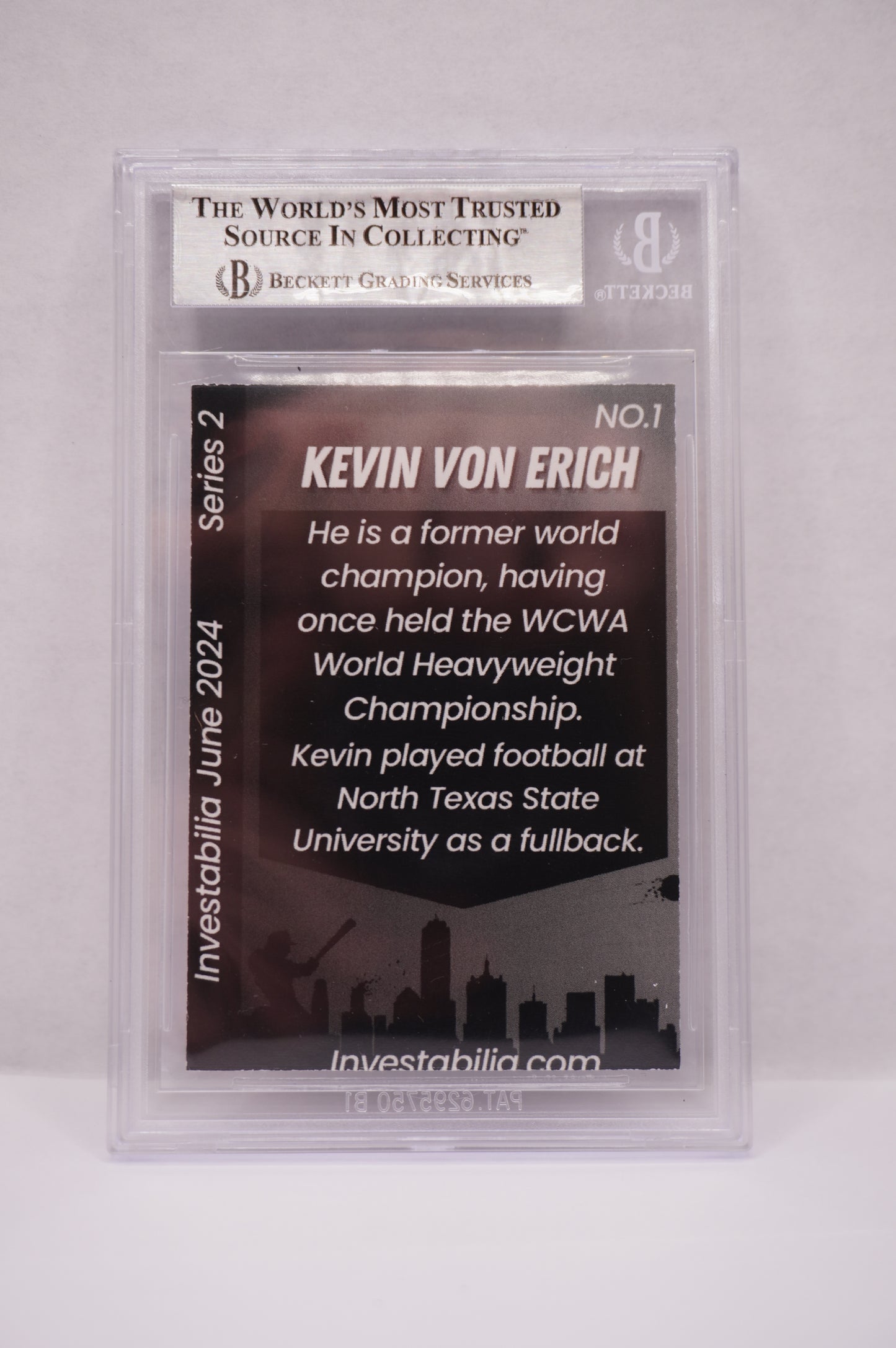 2024 JUNE INVESTABILIA SERIES 2 KEVIN VON ERICH #1 BGS AUTH. AUTO