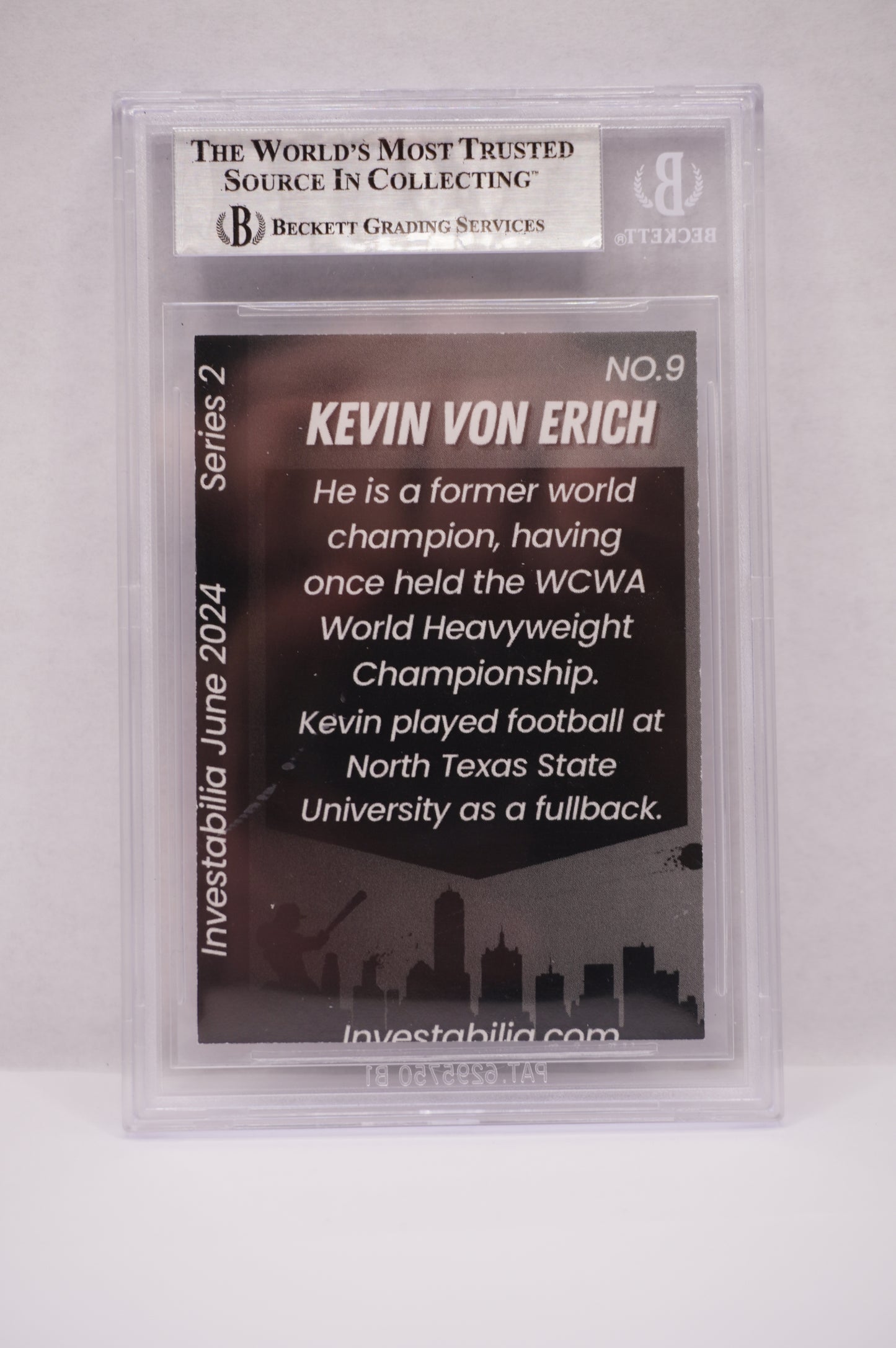 2024 JUNE INVESTABILIA SERIES 2 KEVIN VON ERICH #9 BGS AUTH. AUTO
