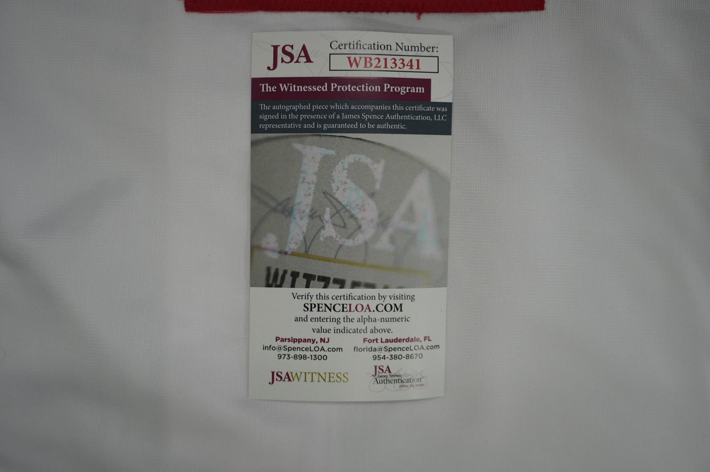 MARCUS SEMIEN TEXAS RANGERS SIGNED Sewn Jersey JSA COA