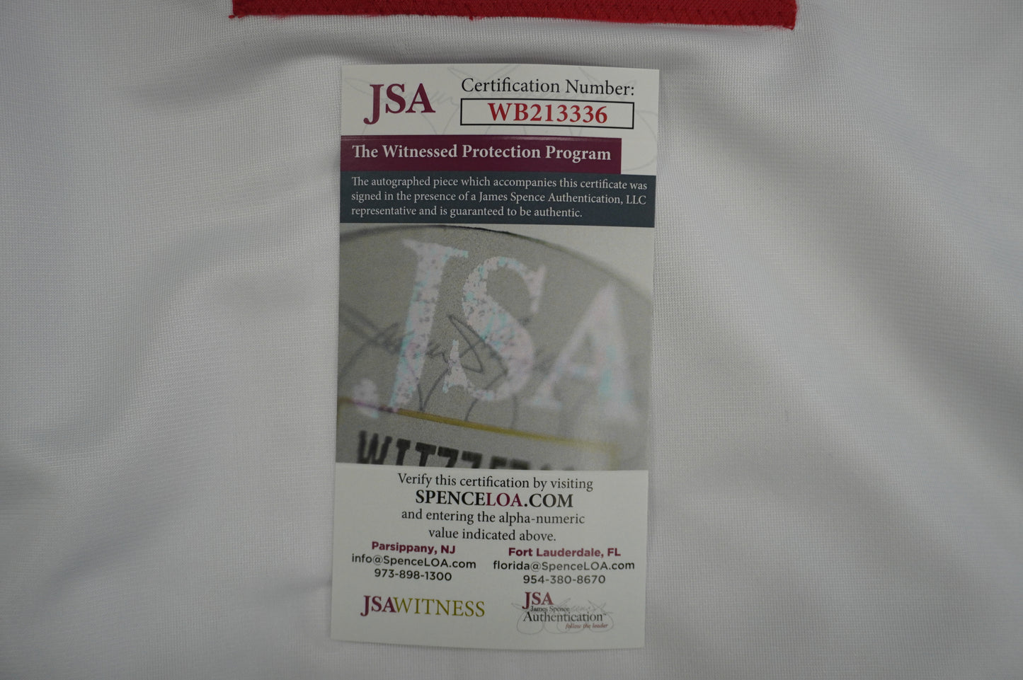 MARCUS SEMIEN TEXAS RANGERS SIGNED Sewn Jersey JSA COA