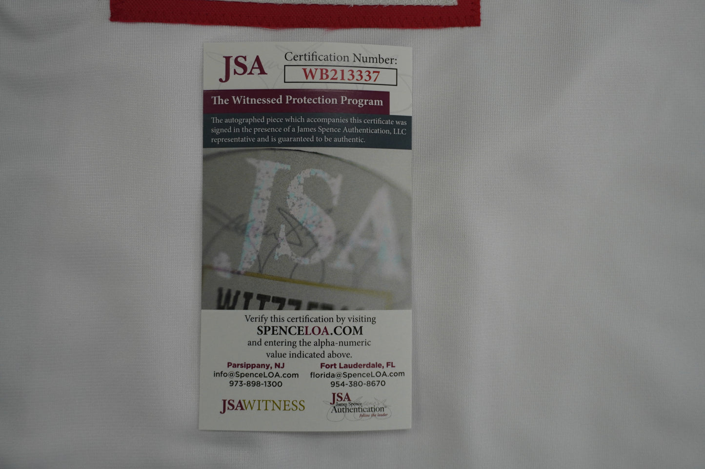 MARCUS SEMIEN TEXAS RANGERS SIGNED Sewn Jersey JSA COA