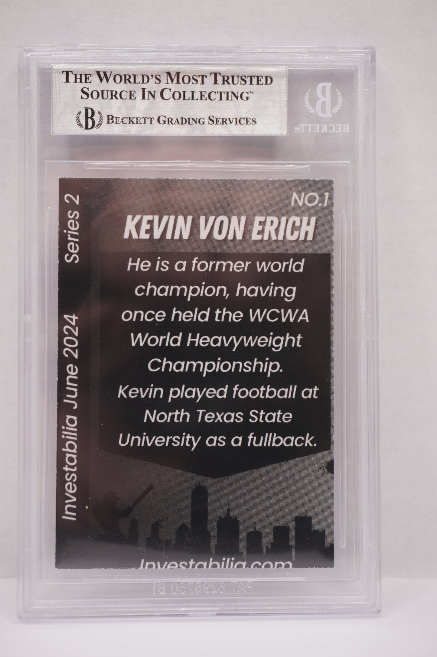 2024 JUNE INVESTABILIA SERIES 2 KEVIN VON ERICH #1 BGS AUTH. AUTO
