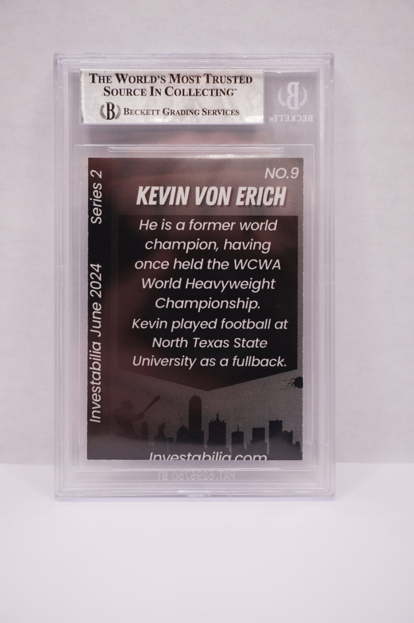 2024 JUNE INVESTABILIA SERIES 2 KEVIN VON ERICH #9 BGS AUTH. AUTO