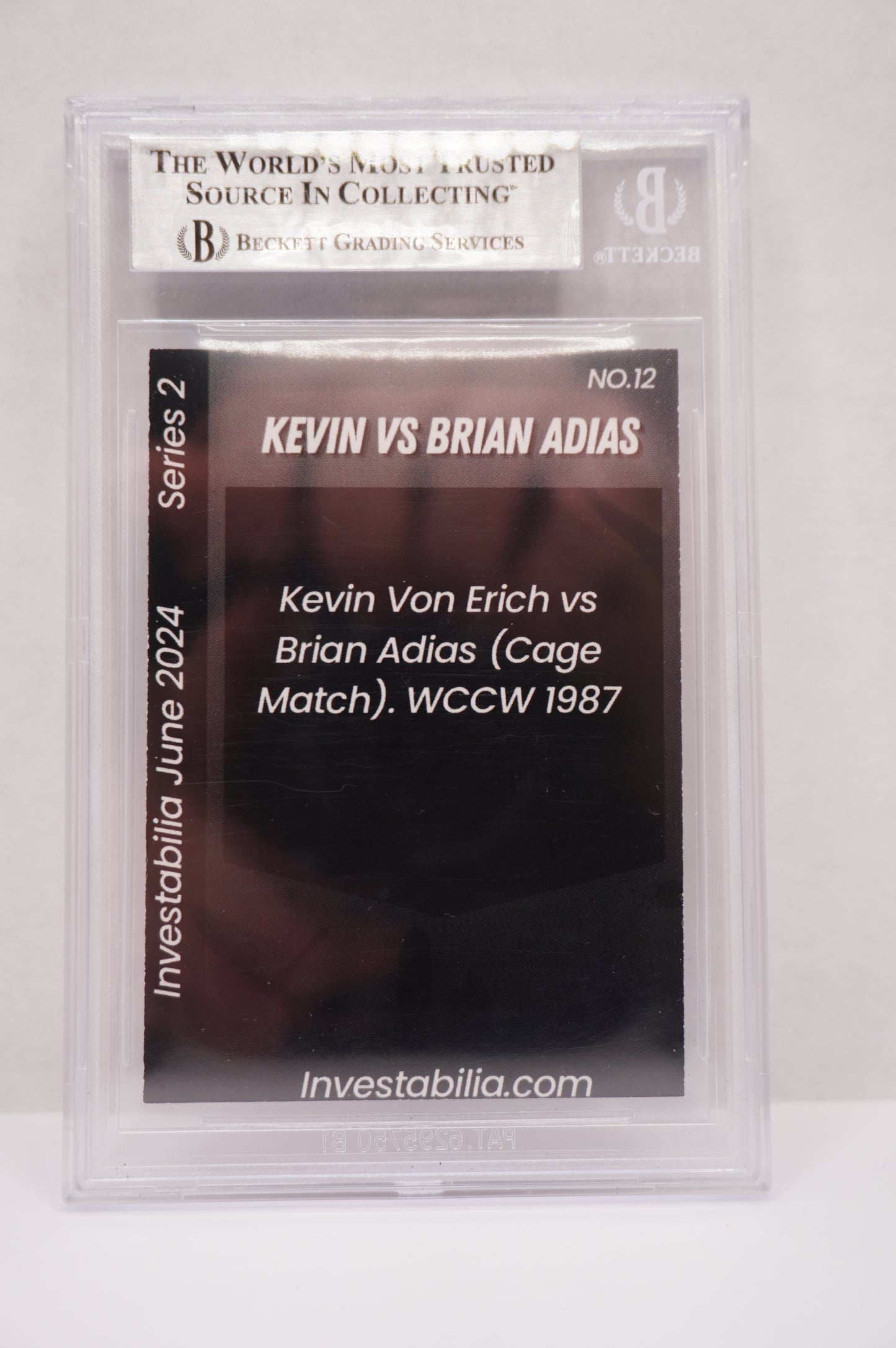2024 JUNE INVESTABILIA SERIES 2 KEVIN VON ERICH #12 BGS AUTH. AUTO
