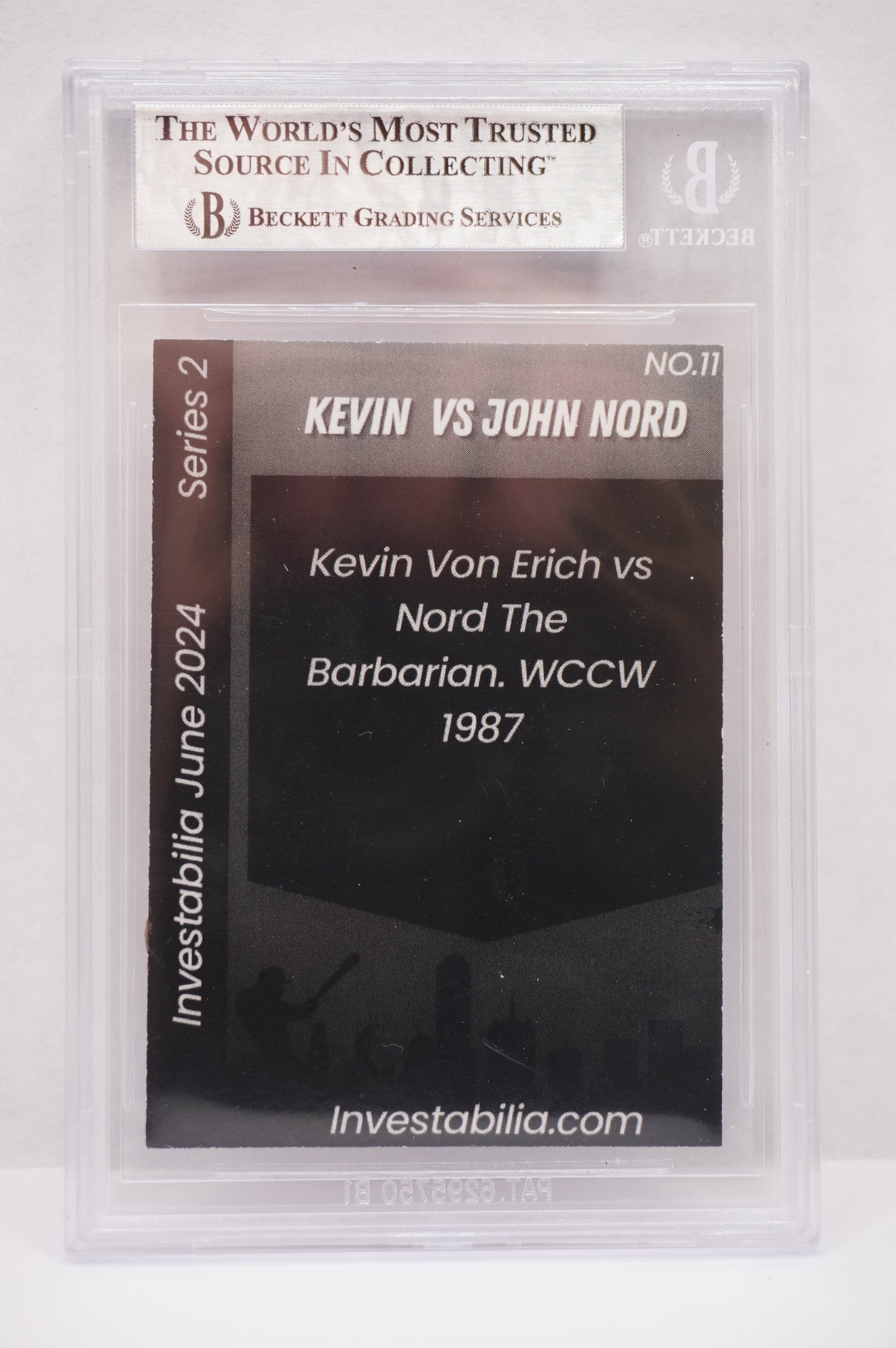 2024 JUNE INVESTABILIA SERIES 2 KEVIN VON ERICH #12 BGS AUTH. AUTO