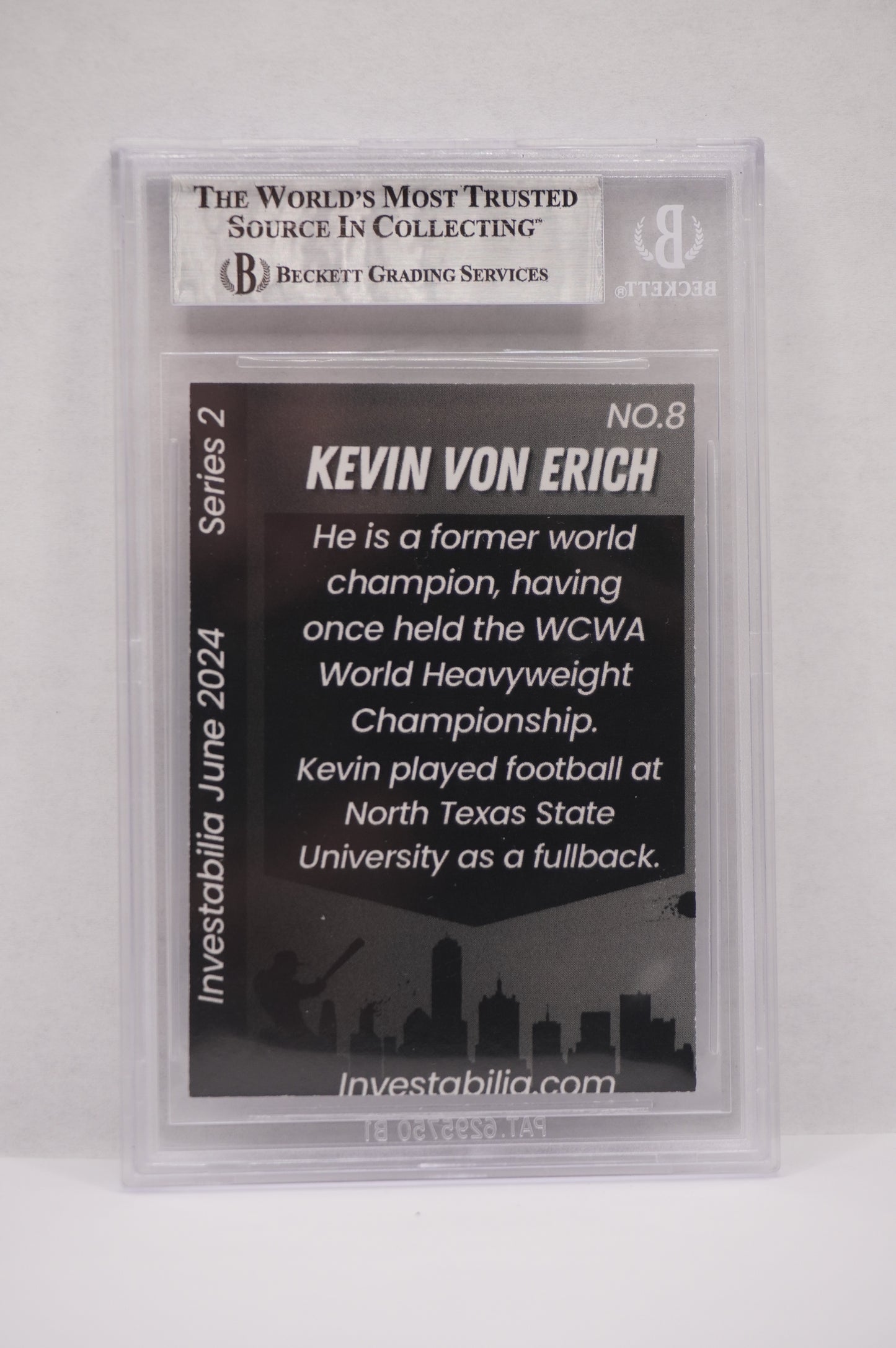 2024 JUNE INVESTABILIA SERIES 2 KEVIN VON ERICH #8 BGS AUTH. AUTO
