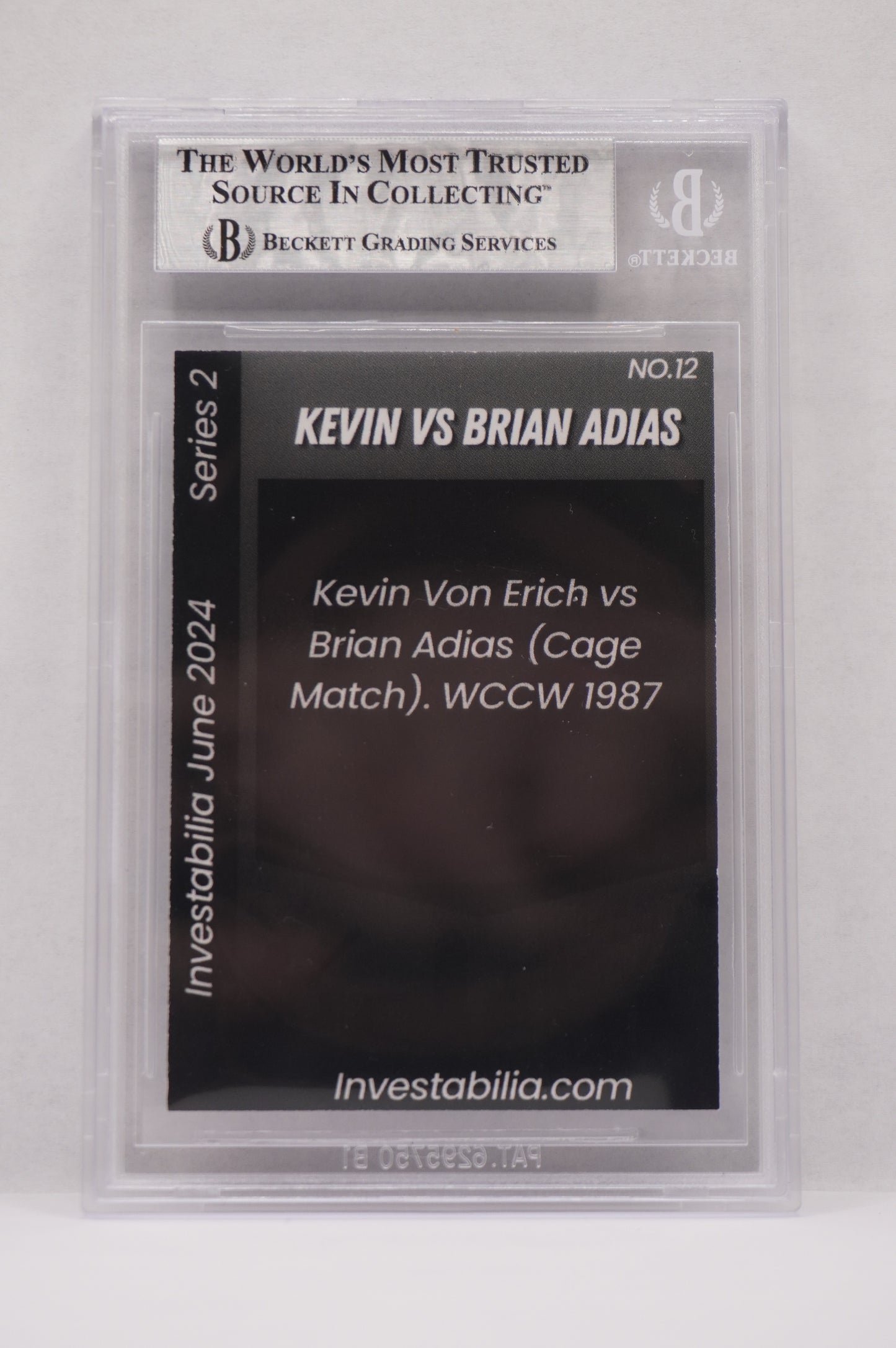 2024 JUNE INVESTABILIA SERIES 2 KEVIN VON ERICH #12 BGS AUTH. AUTO