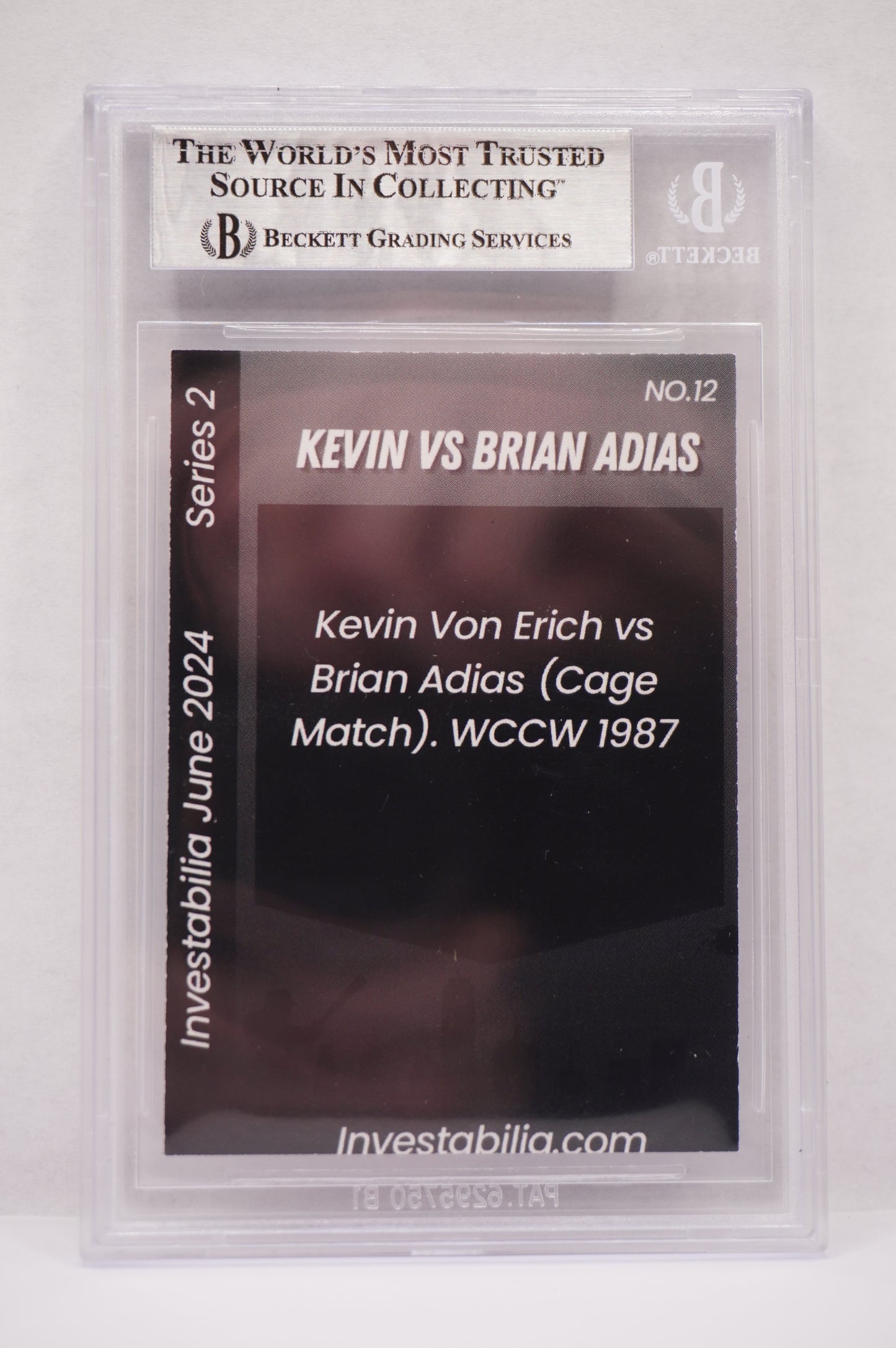 2024 JUNE INVESTABILIA SERIES 2 KEVIN VON ERICH #12 BGS AUTH. AUTO