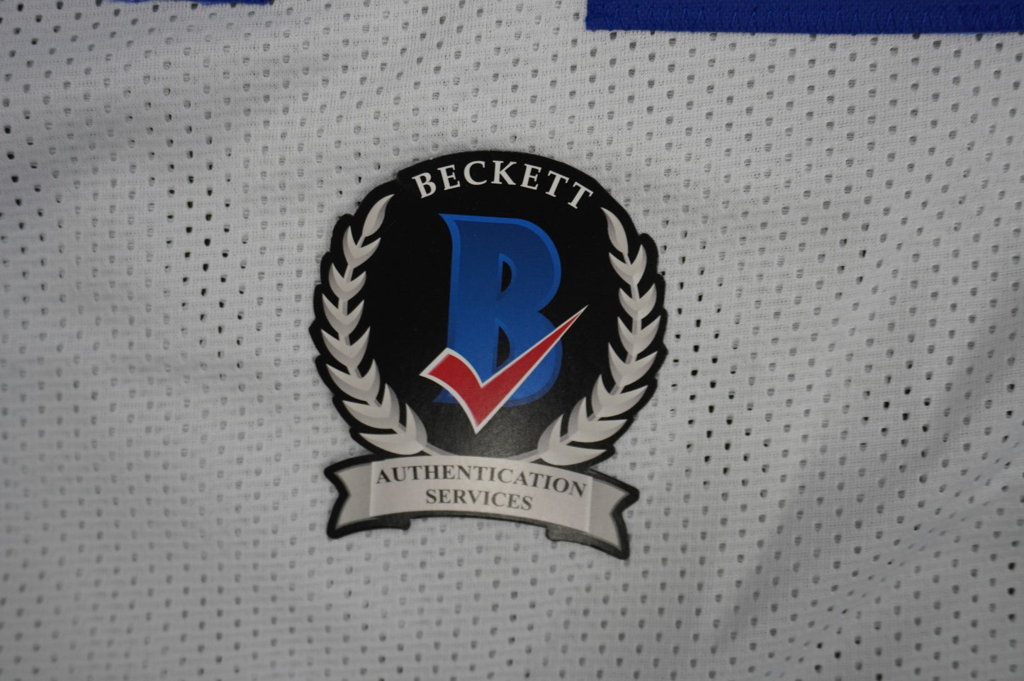 ROY WILLIAMS DALLAS COWBOYS SIGNED WHITE JERSEY BAS COA