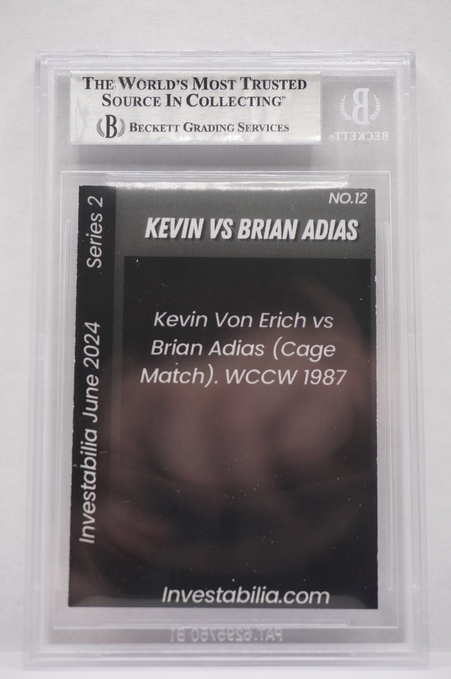 2024 JUNE INVESTABILIA SERIES 2 KEVIN VON ERICH #12 BGS AUTH. AUTO