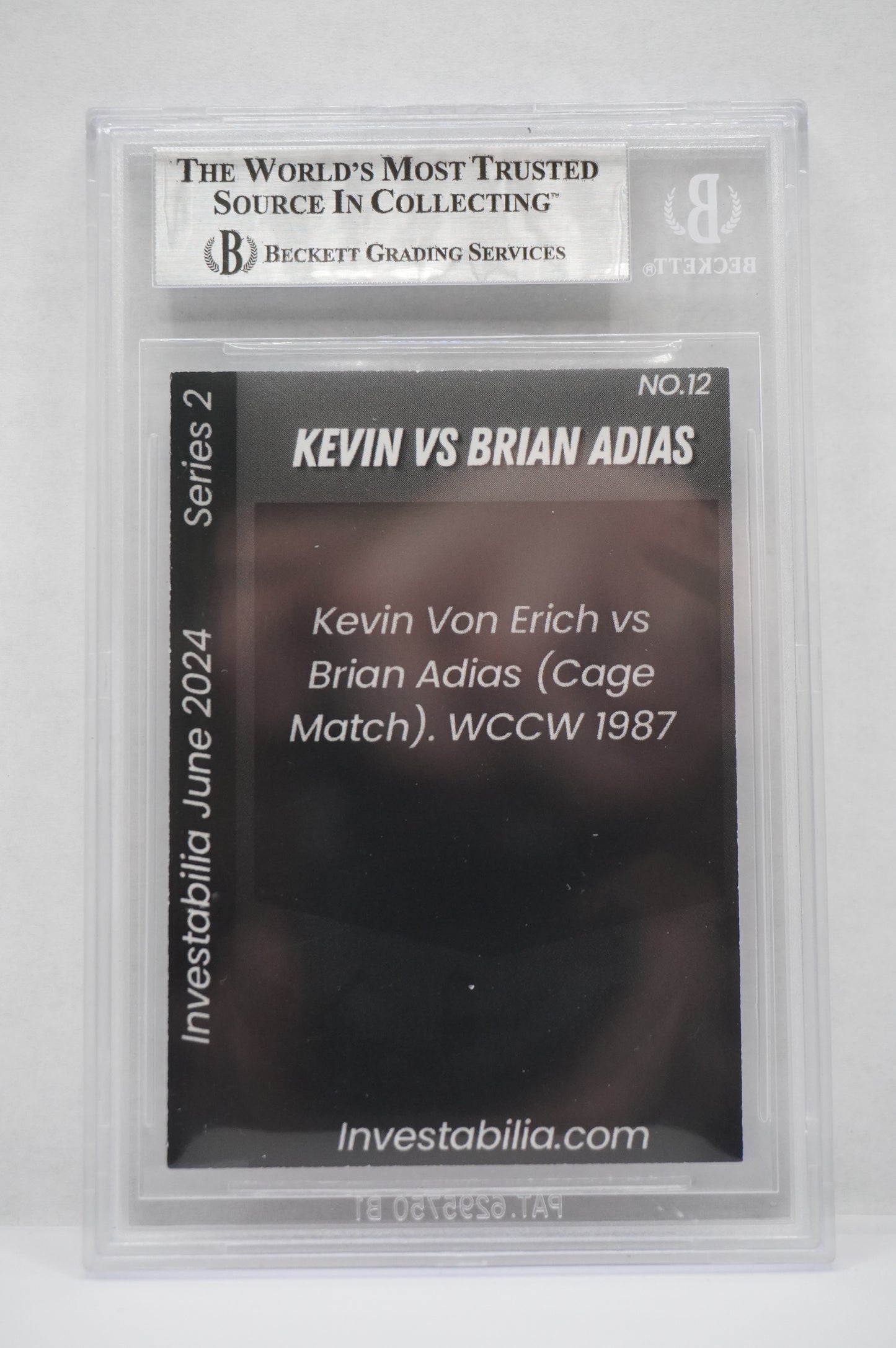 2024 JUNE INVESTABILIA SERIES 2 KEVIN VON ERICH #12 BGS AUTH. AUTO