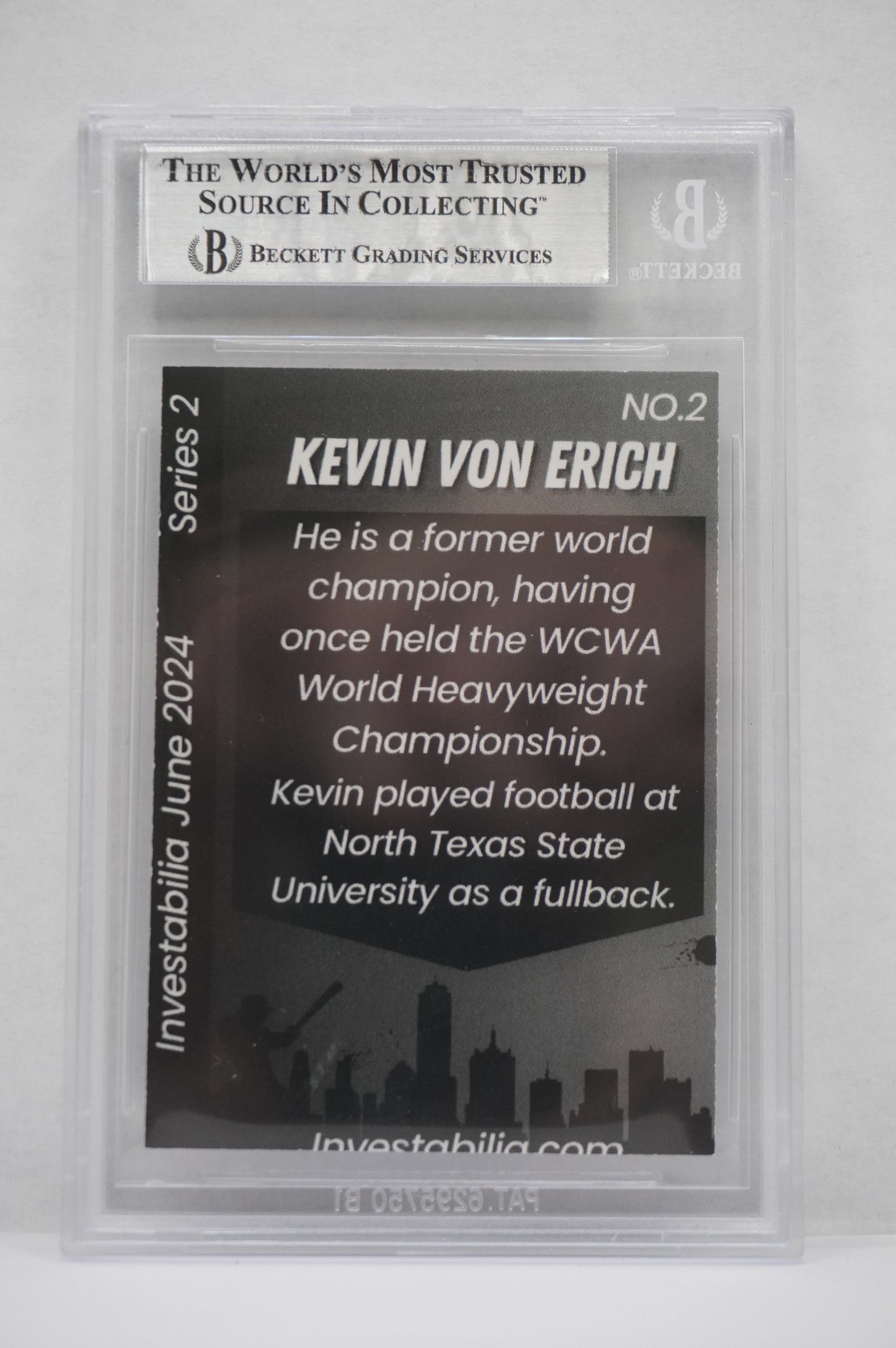 2024 JUNE INVESTABILIA SERIES 2 KEVIN VON ERICH #2 BGS AUTH. AUTO