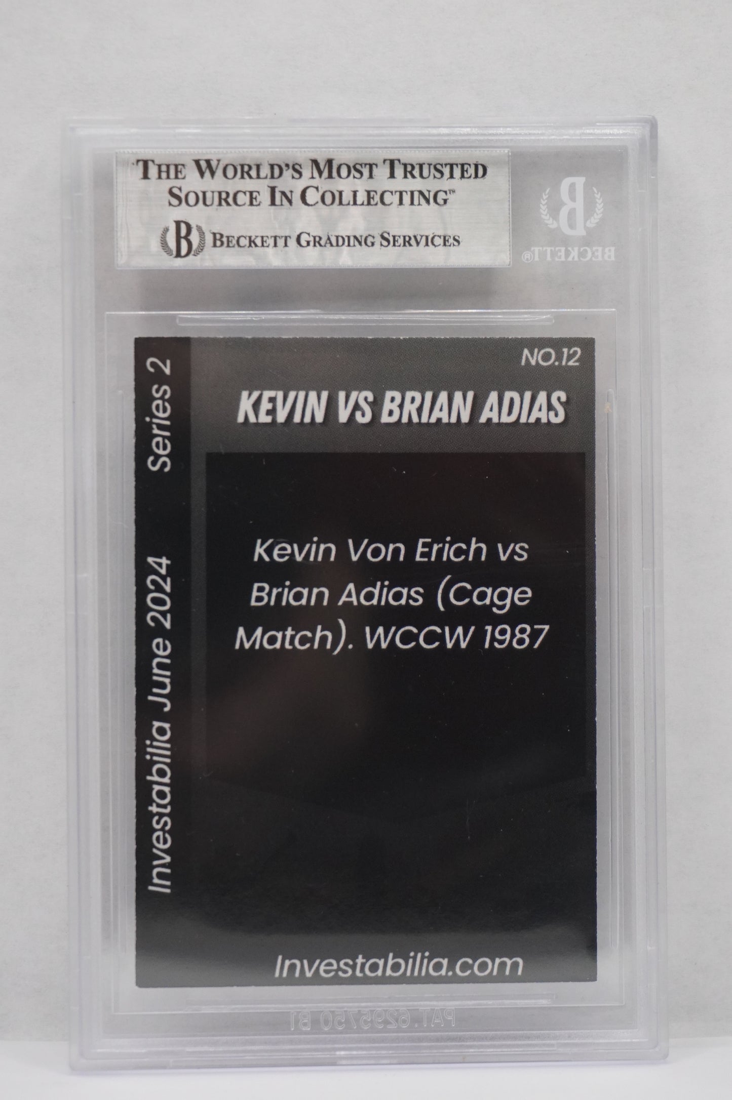 2024 JUNE INVESTABILIA SERIES 2 KEVIN VON ERICH #12 BGS AUTH. AUTO