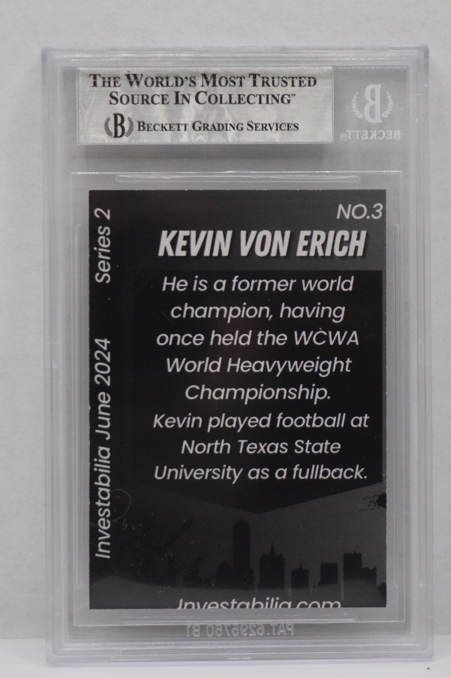 2024 JUNE INVESTABILIA SERIES 2 #3 KEVIN VON ERICH BAS AUTHENTIC AUTO