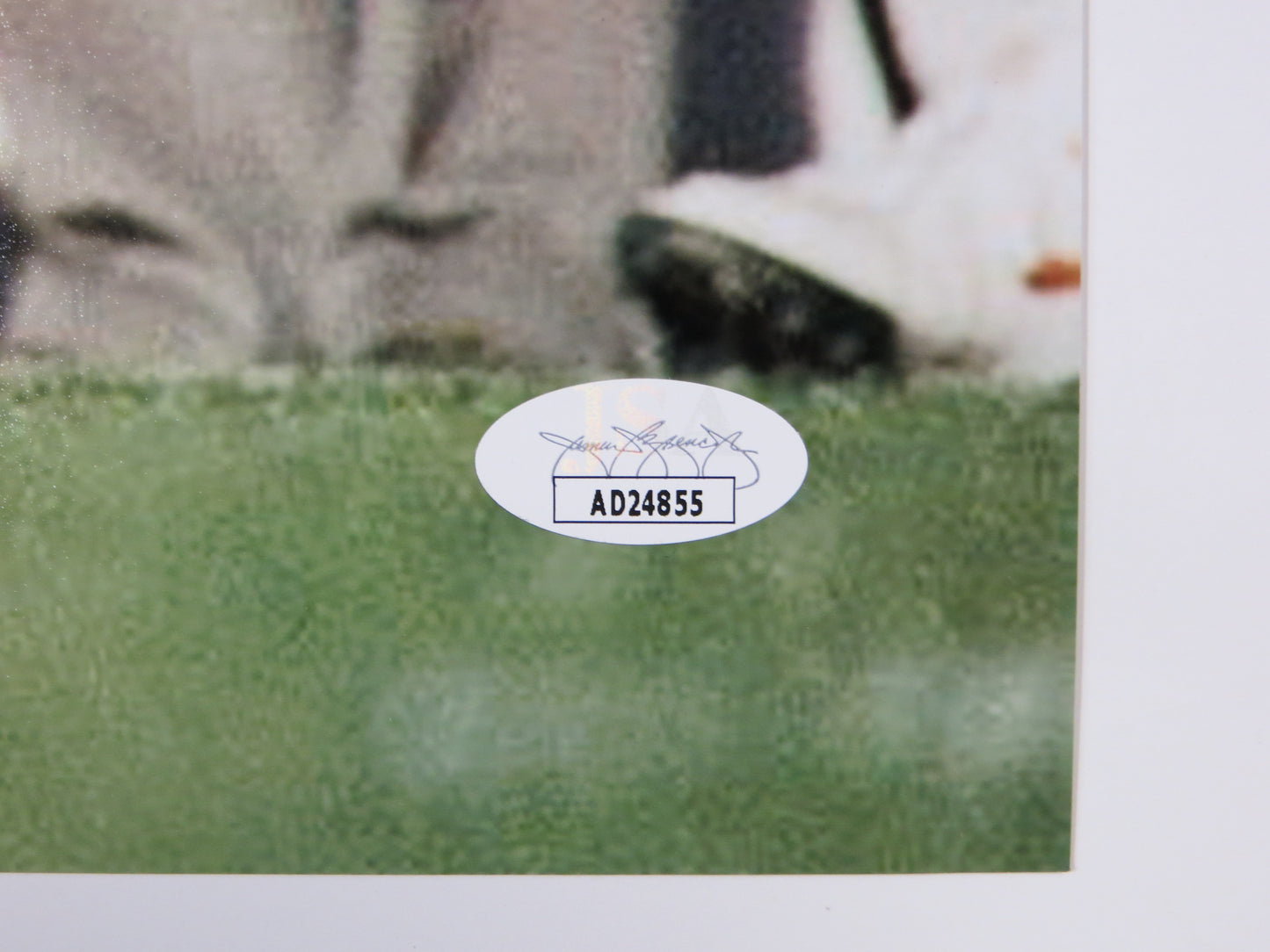 RAGHIB ROCKET ISMAIL SIGNED 16x20 NOTRE DAME IRISH vs MIAMI PHOTO JSA COA Blue